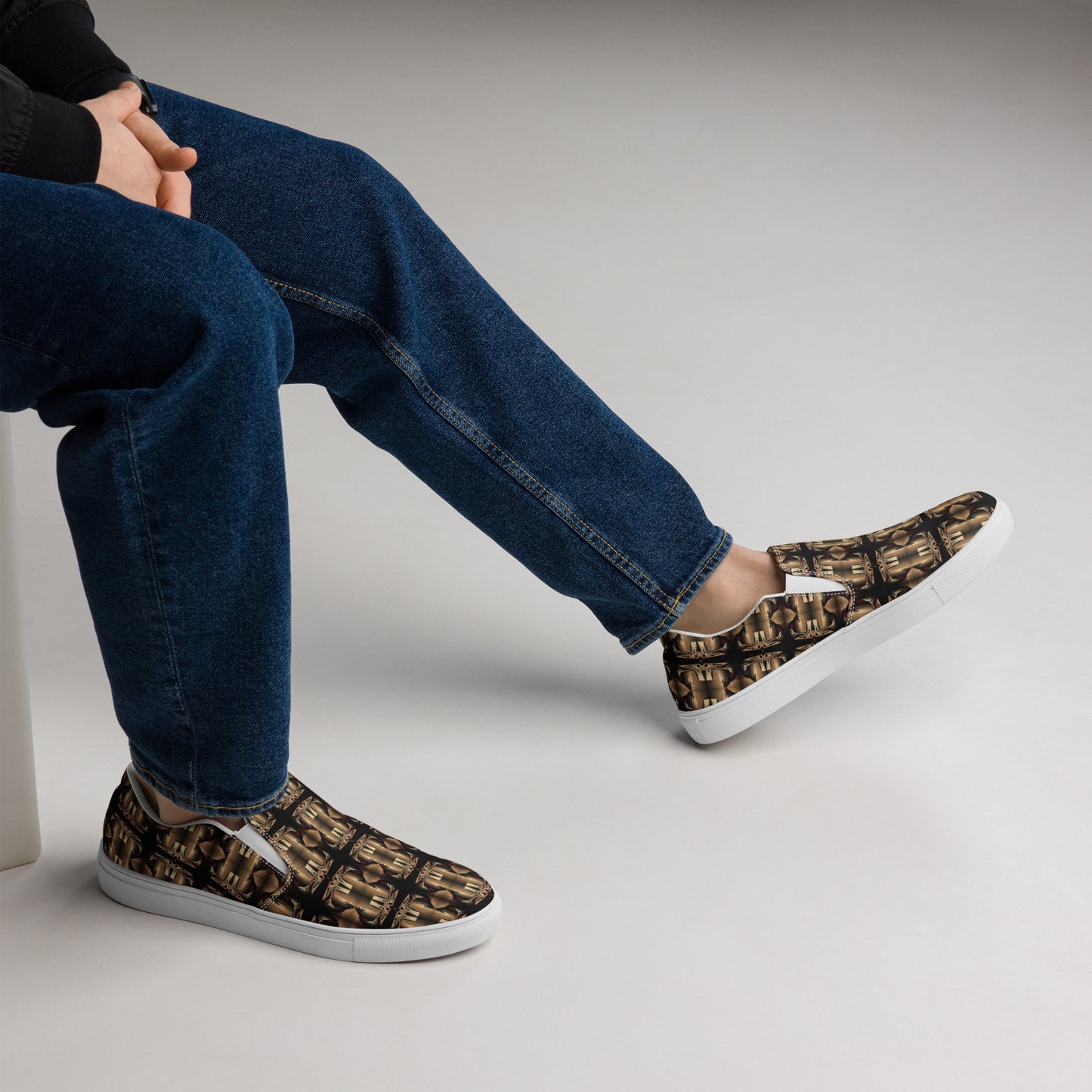 Men’s Slip-on Canvas Premiums (Full Print) - The God Ball Originals by Chris Rabalais (2024)