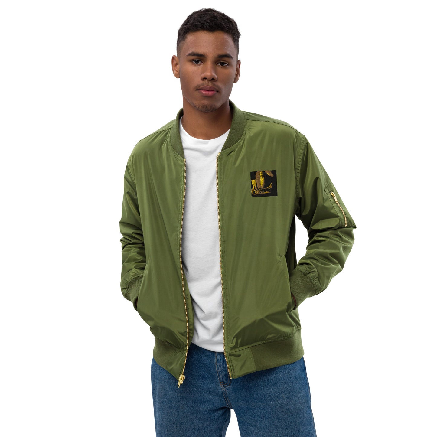 Premium Recycled Bomber Jacket - The God Ball Originals by Chris Rabalais (2024)