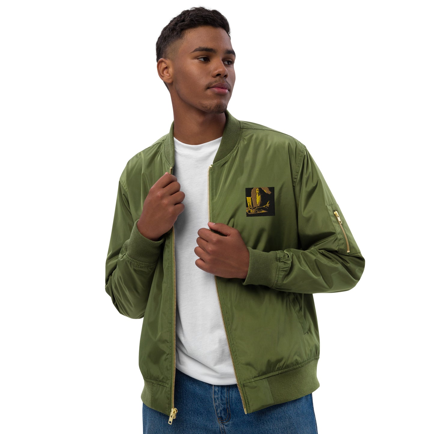 Premium Recycled Bomber Jacket - The God Ball Originals by Chris Rabalais (2024)