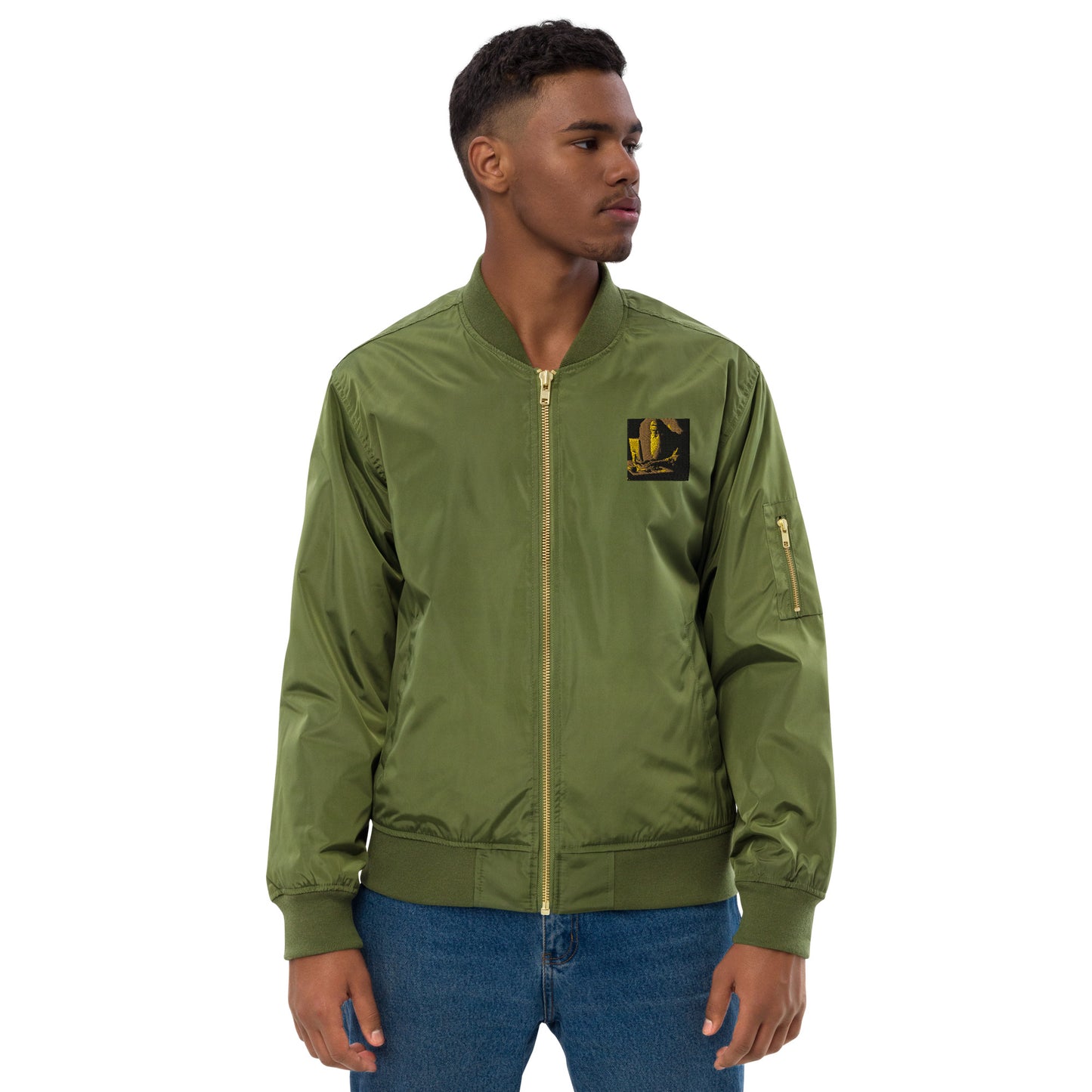 Premium Recycled Bomber Jacket - The God Ball Originals by Chris Rabalais (2024)