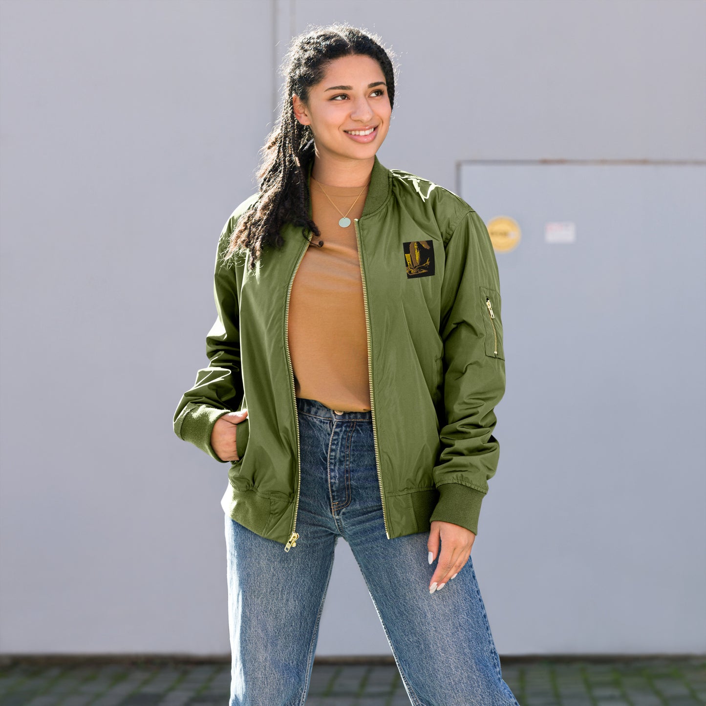 Premium Recycled Bomber Jacket - The God Ball Originals by Chris Rabalais (2024)
