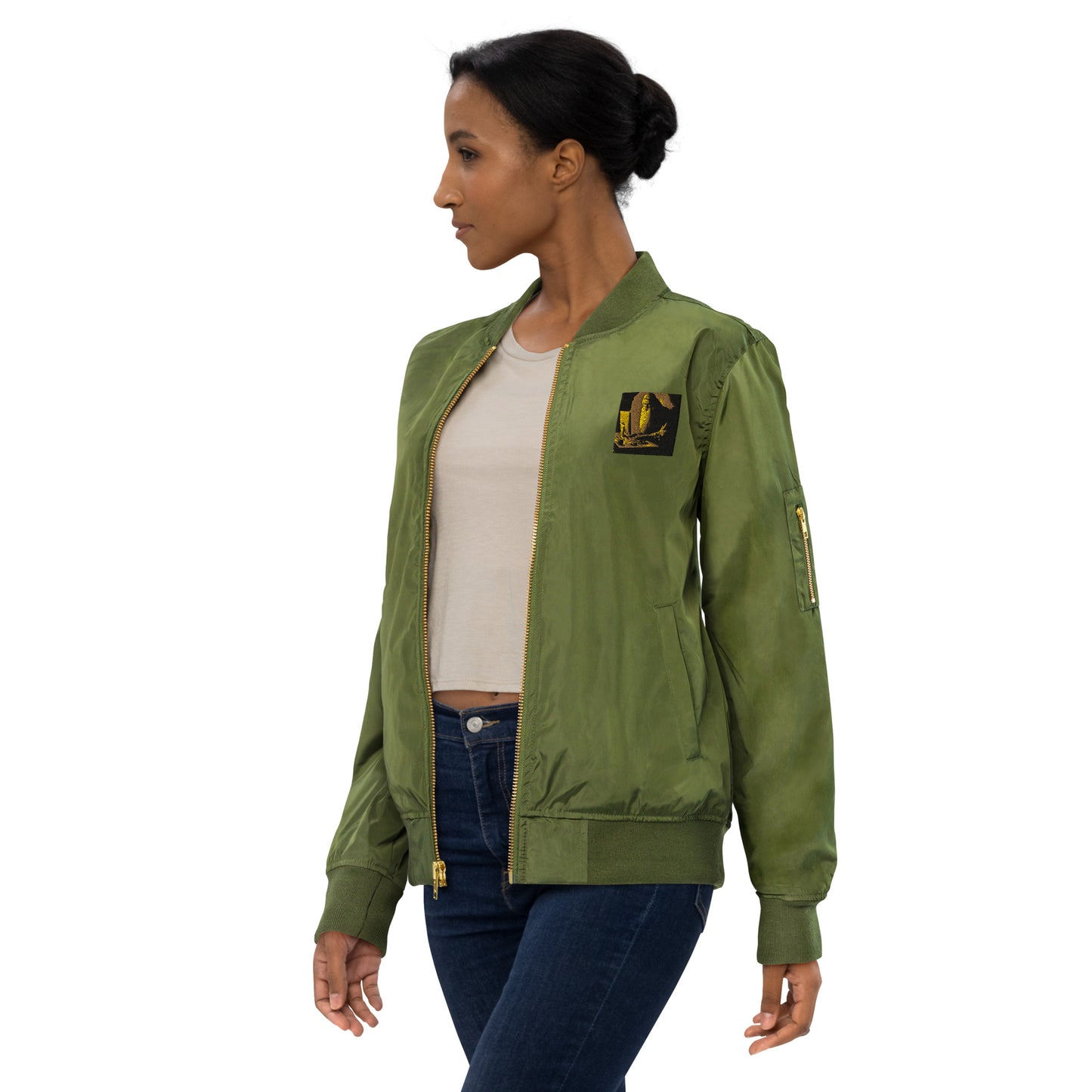 Premium Recycled Bomber Jacket - The God Ball Originals by Chris Rabalais (2024)