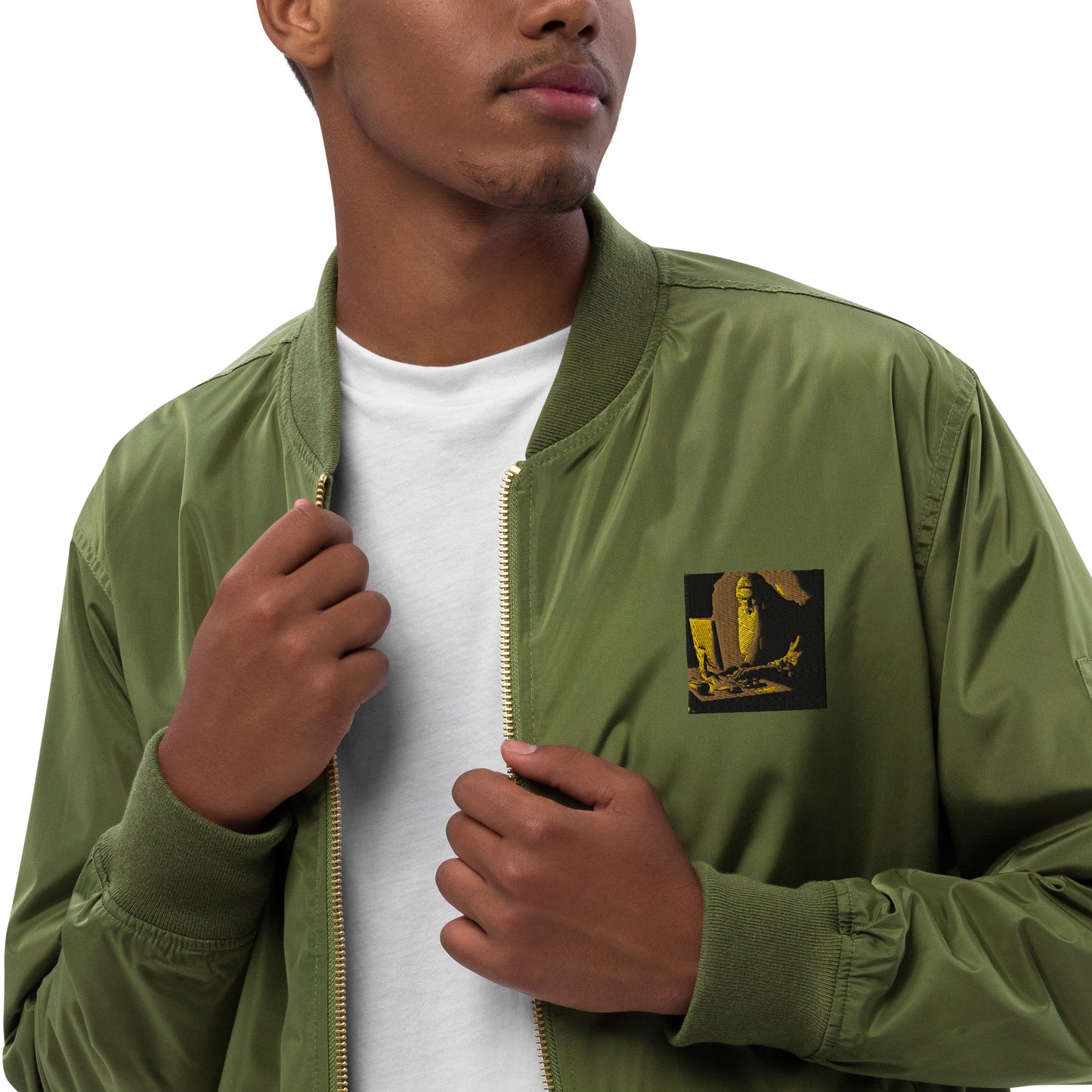 Premium Recycled Bomber Jacket - The God Ball Originals by Chris Rabalais (2024)