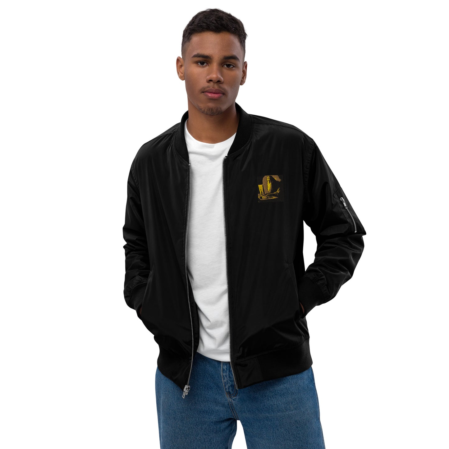 Premium Recycled Bomber Jacket - The God Ball Originals by Chris Rabalais (2024)