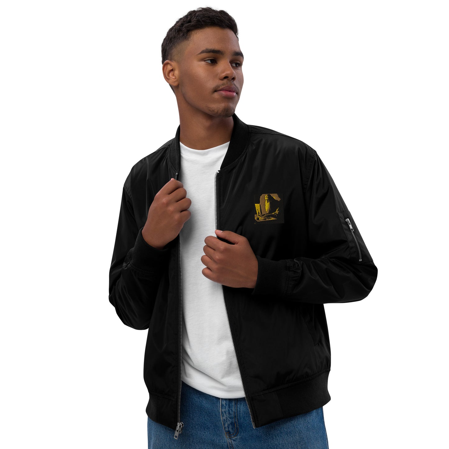 Premium Recycled Bomber Jacket - The God Ball Originals by Chris Rabalais (2024)