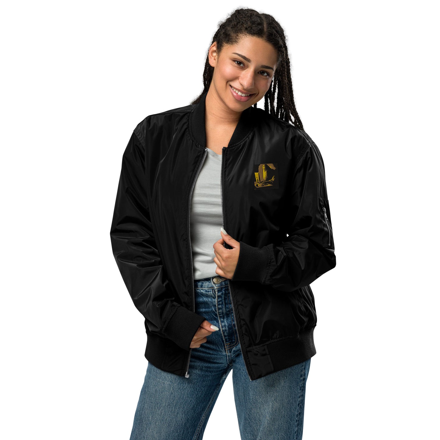 Premium Recycled Bomber Jacket - The God Ball Originals by Chris Rabalais (2024)