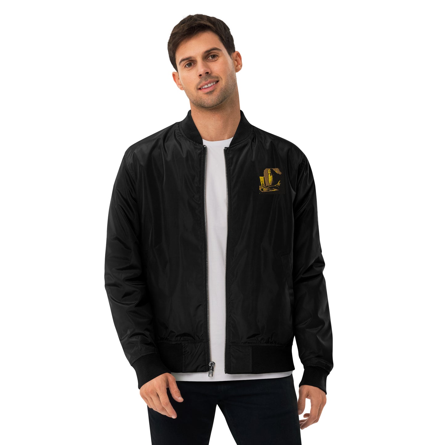 Premium Recycled Bomber Jacket - The God Ball Originals by Chris Rabalais (2024)