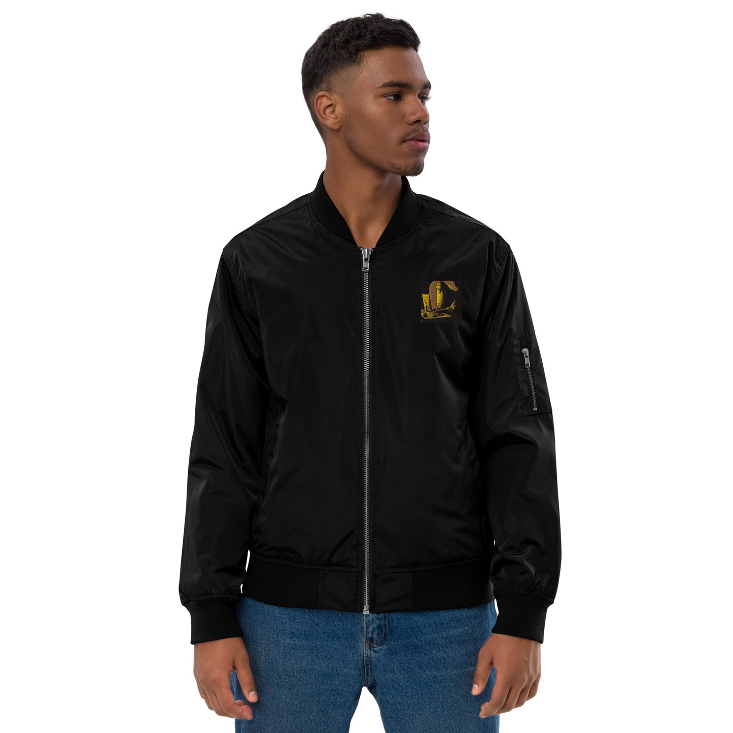 Premium Recycled Bomber Jacket - The God Ball Originals by Chris Rabalais (2024)