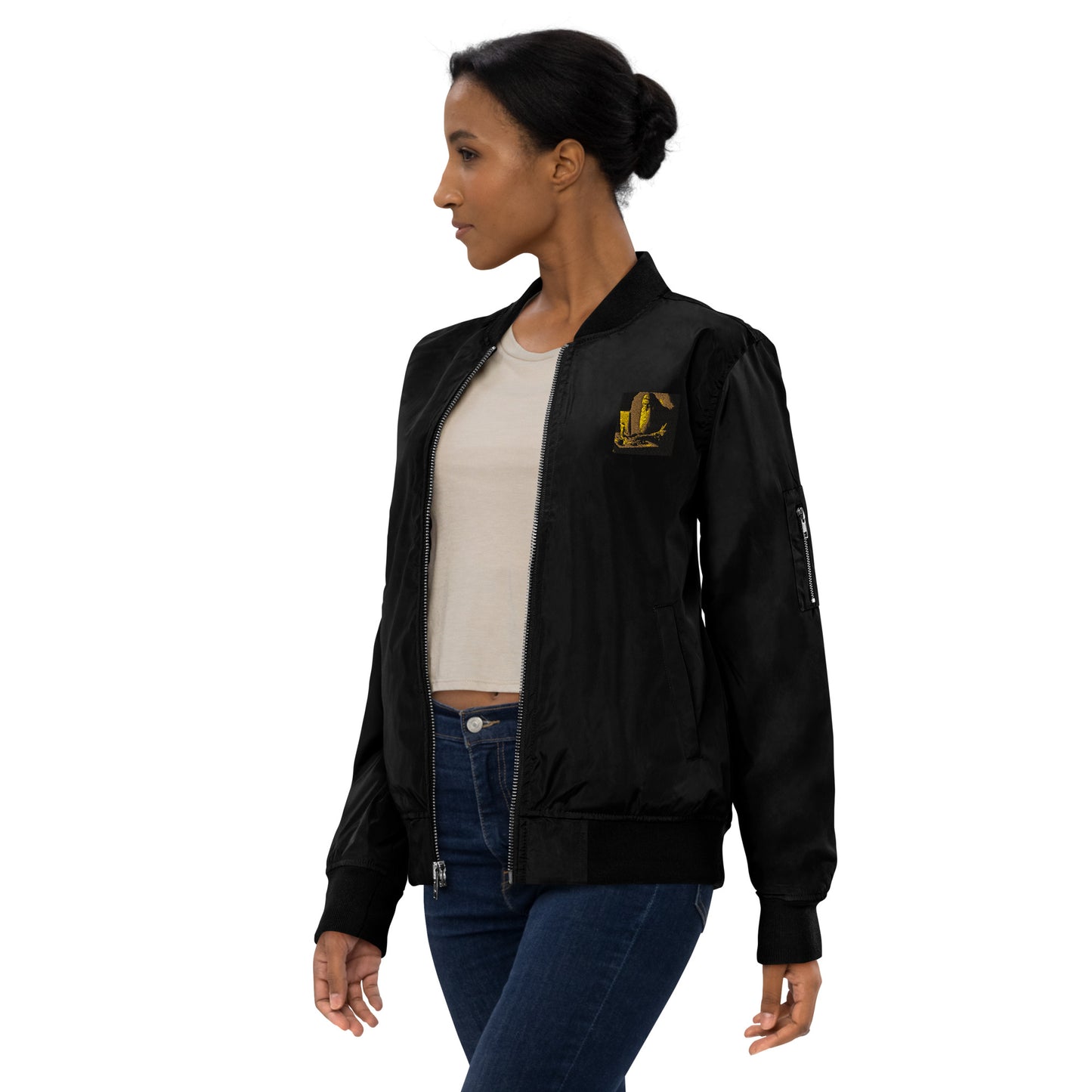 Premium Recycled Bomber Jacket - The God Ball Originals by Chris Rabalais (2024)