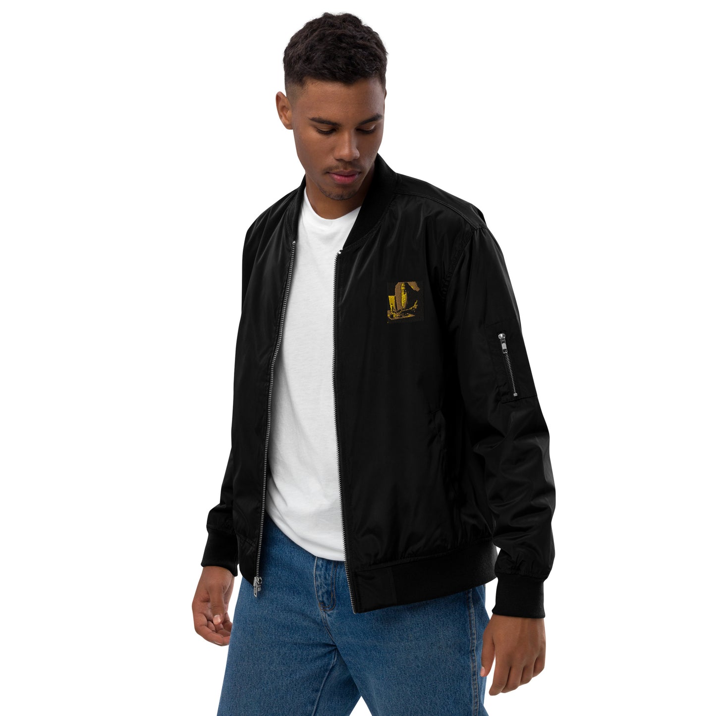 Premium Recycled Bomber Jacket - The God Ball Originals by Chris Rabalais (2024)