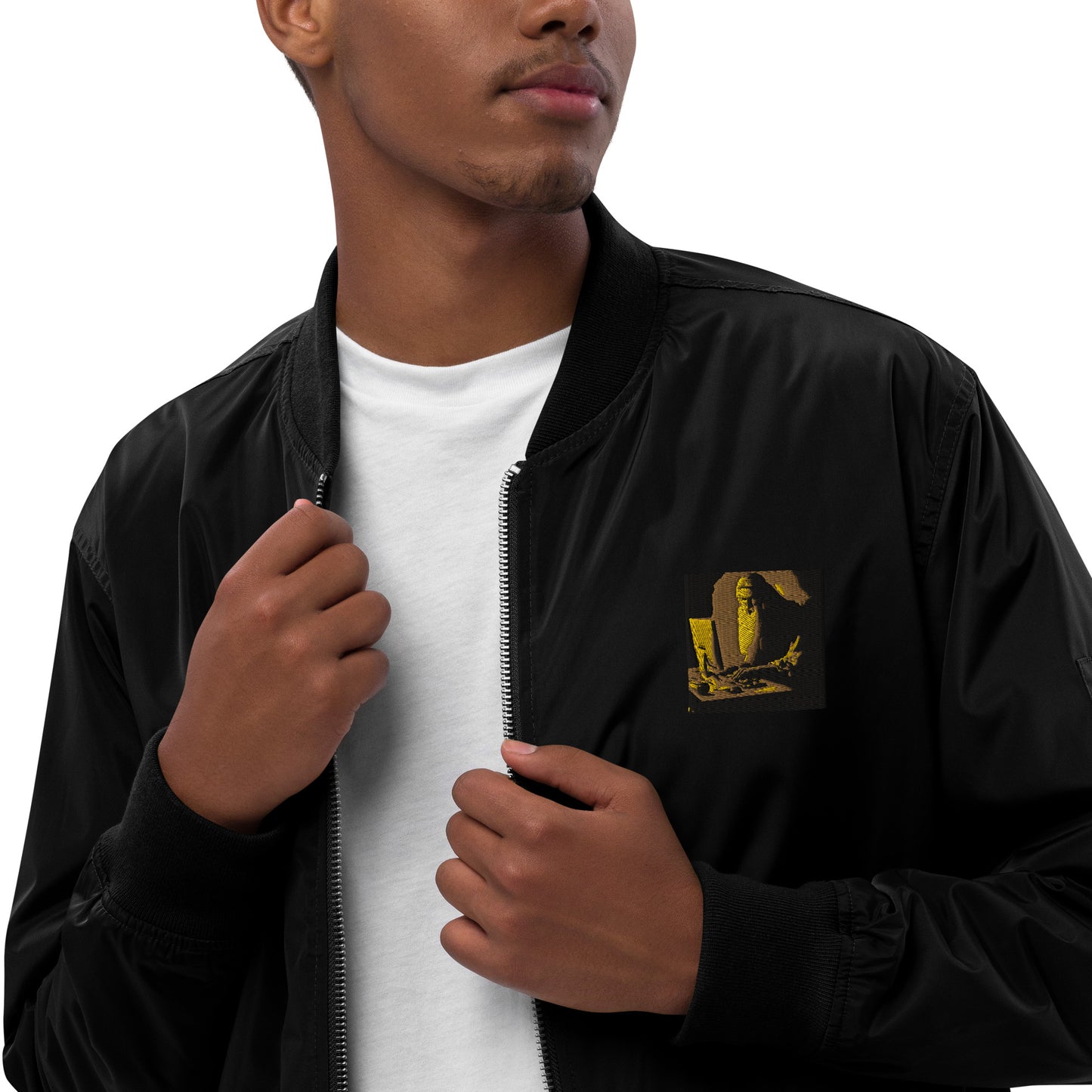 Premium Recycled Bomber Jacket - The God Ball Originals by Chris Rabalais (2024)