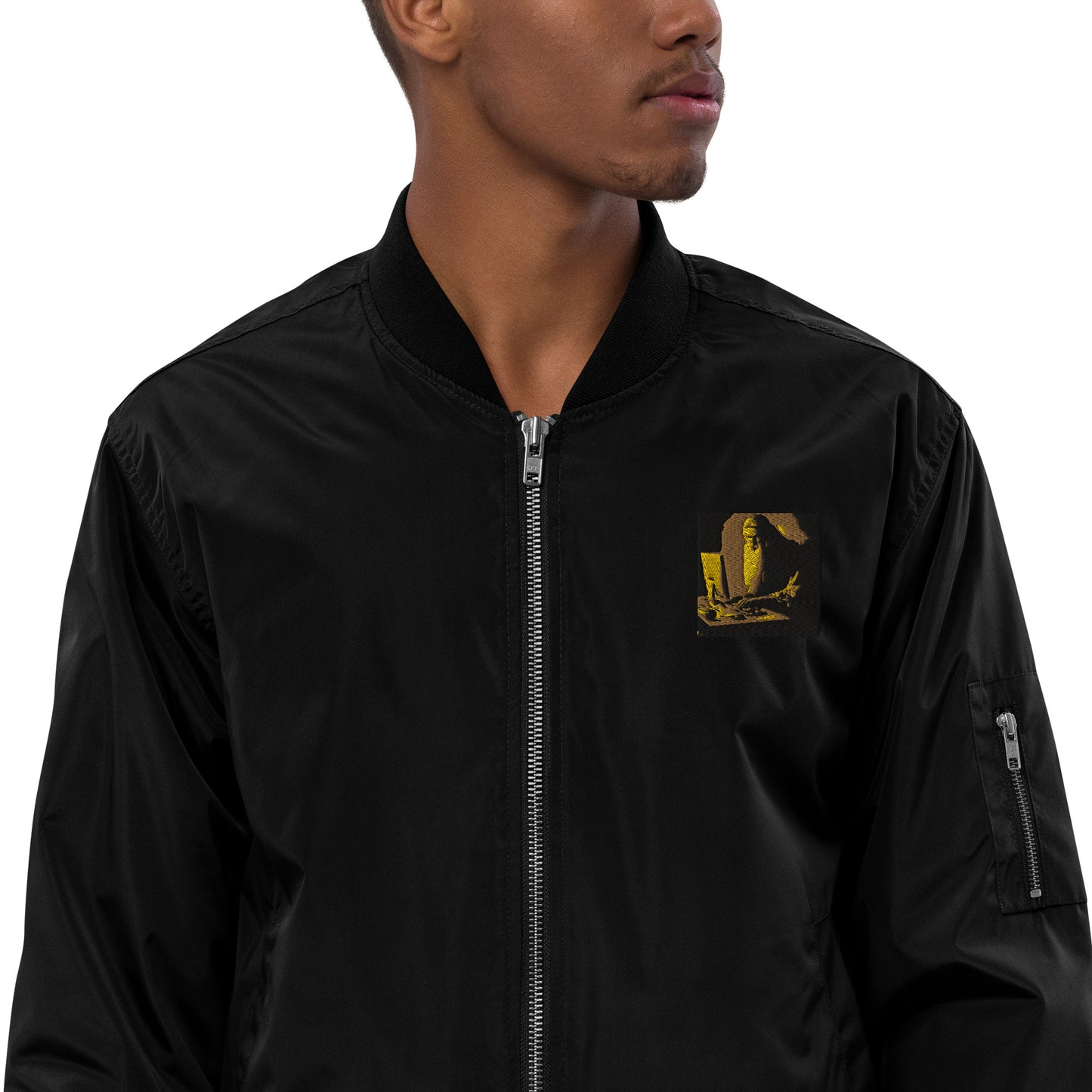 Premium Recycled Bomber Jacket - The God Ball Originals by Chris Rabalais (2024)