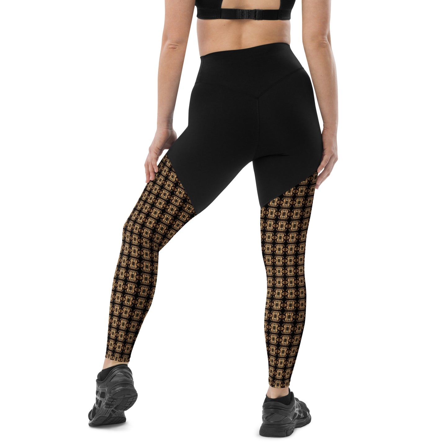 Platinum Ladies Sports Leggings (Full Print) - The God Ball Originals by Chris Rabalais (2024)