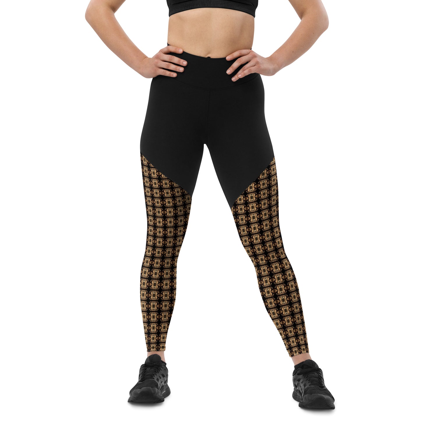 Platinum Ladies Sports Leggings (Full Print) - The God Ball Originals by Chris Rabalais (2024)