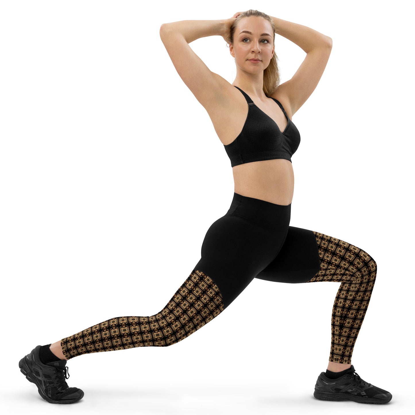 Platinum Ladies Sports Leggings (Full Print) - The God Ball Originals by Chris Rabalais (2024)