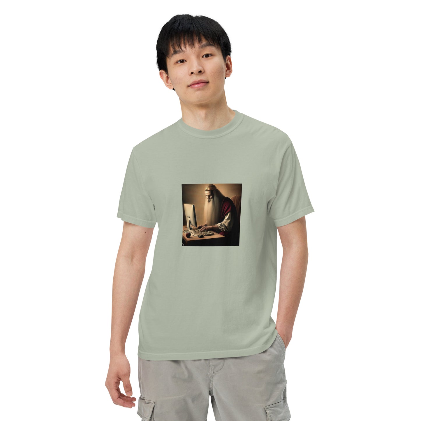 Unisex Garment-Dyed Heavyweight T-Shirt - The God Ball Originals by Chris Rabalais (2024)