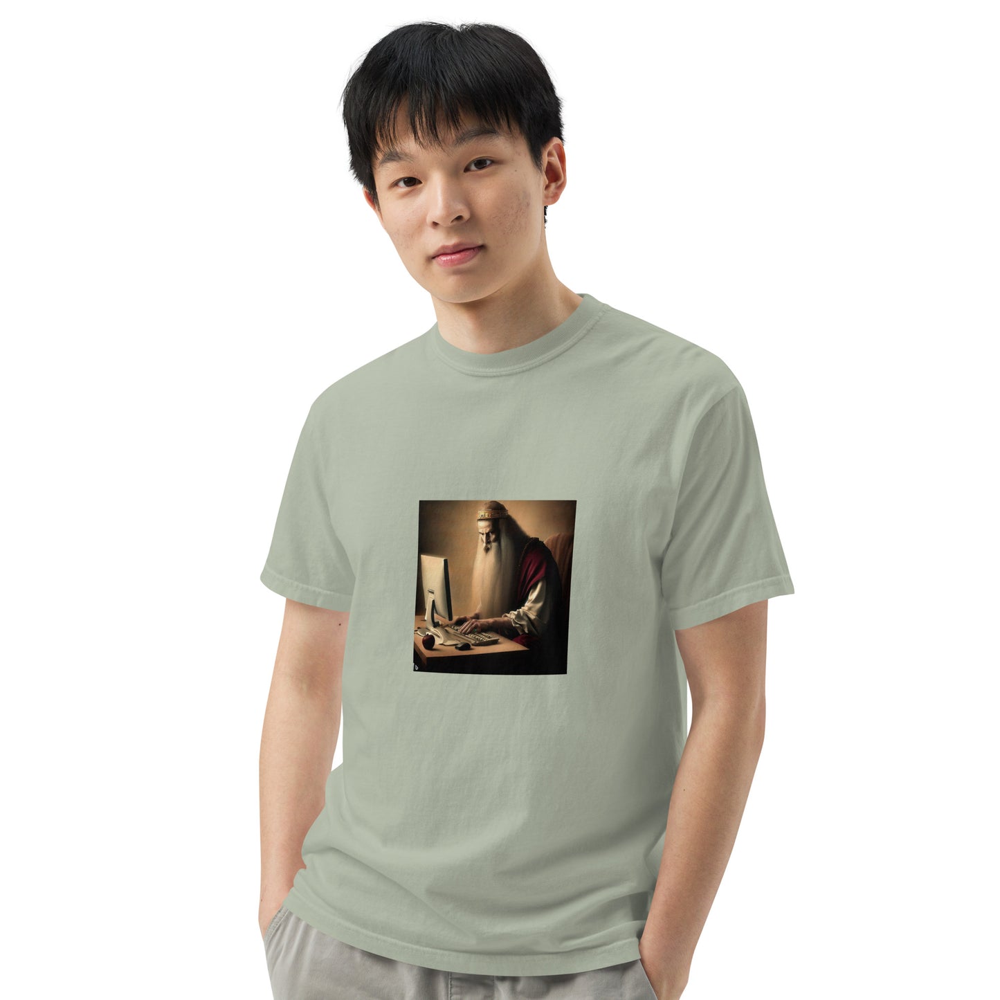 Unisex Garment-Dyed Heavyweight T-Shirt - The God Ball Originals by Chris Rabalais (2024)