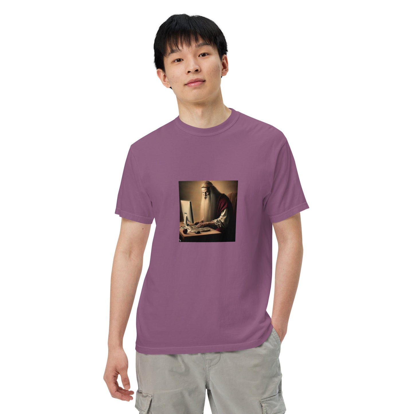 Unisex Garment-Dyed Heavyweight T-Shirt - The God Ball Originals by Chris Rabalais (2024)