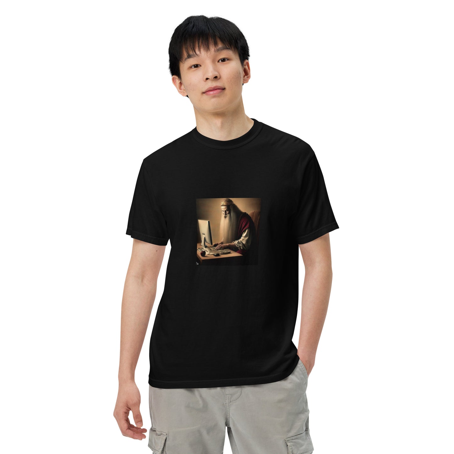 Unisex Garment-Dyed Heavyweight T-Shirt - The God Ball Originals by Chris Rabalais (2024)