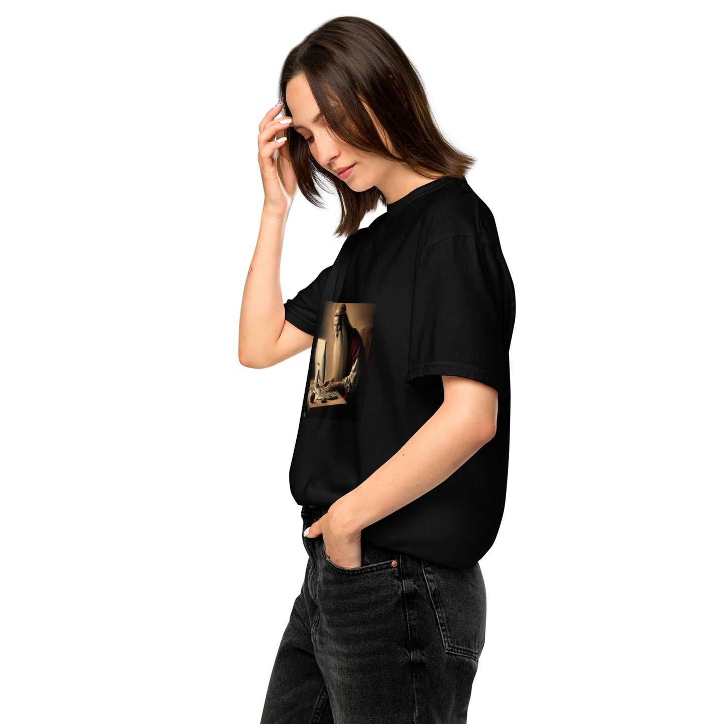 Unisex Garment-Dyed Heavyweight T-Shirt - The God Ball Originals by Chris Rabalais (2024)
