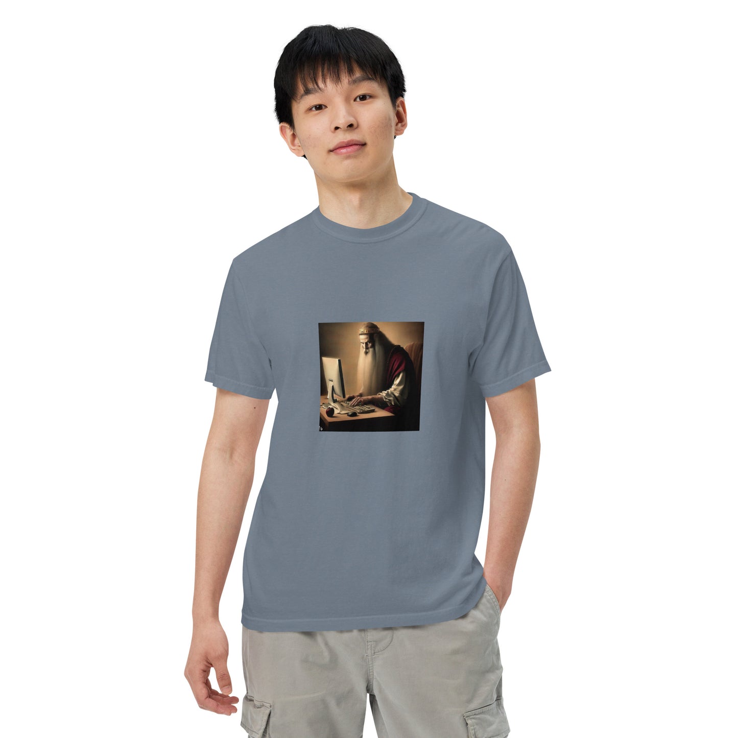 Unisex Garment-Dyed Heavyweight T-Shirt - The God Ball Originals by Chris Rabalais (2024)