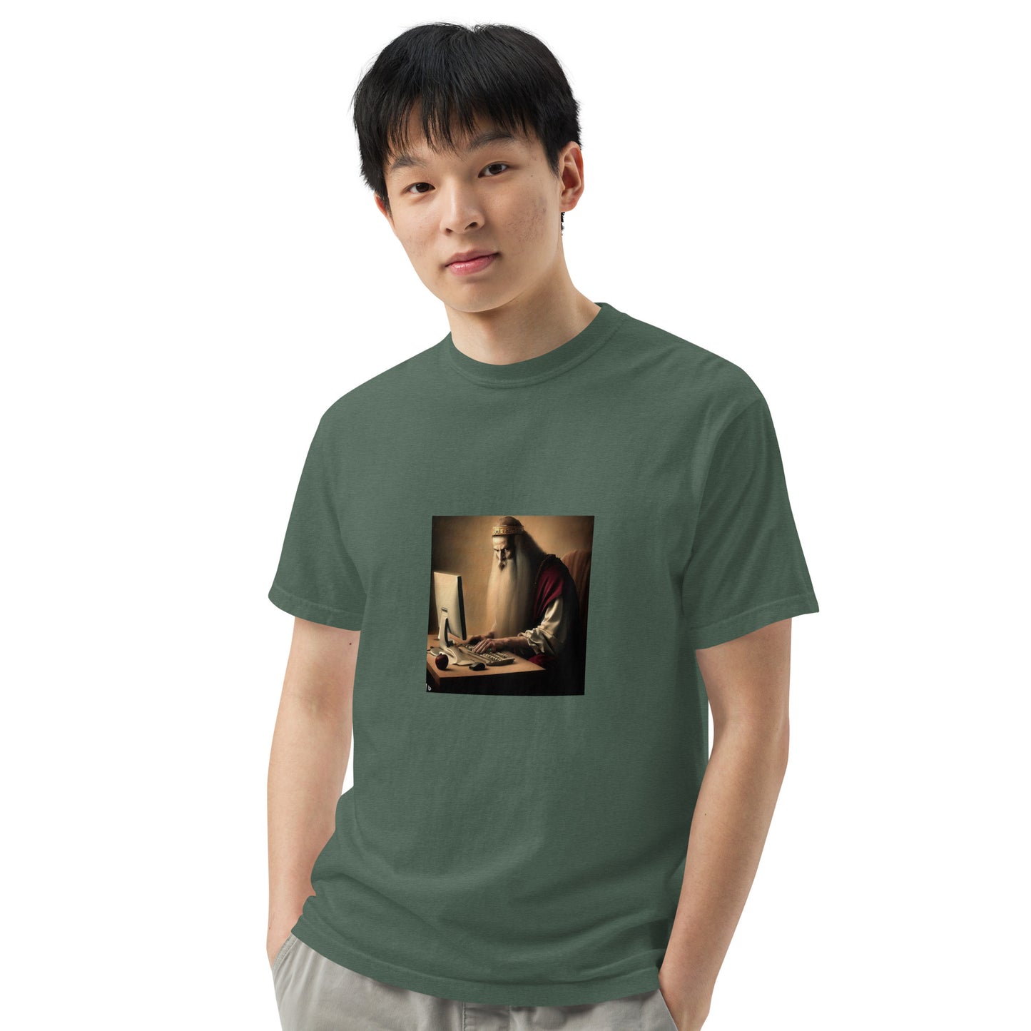 Unisex Garment-Dyed Heavyweight T-Shirt - The God Ball Originals by Chris Rabalais (2024)