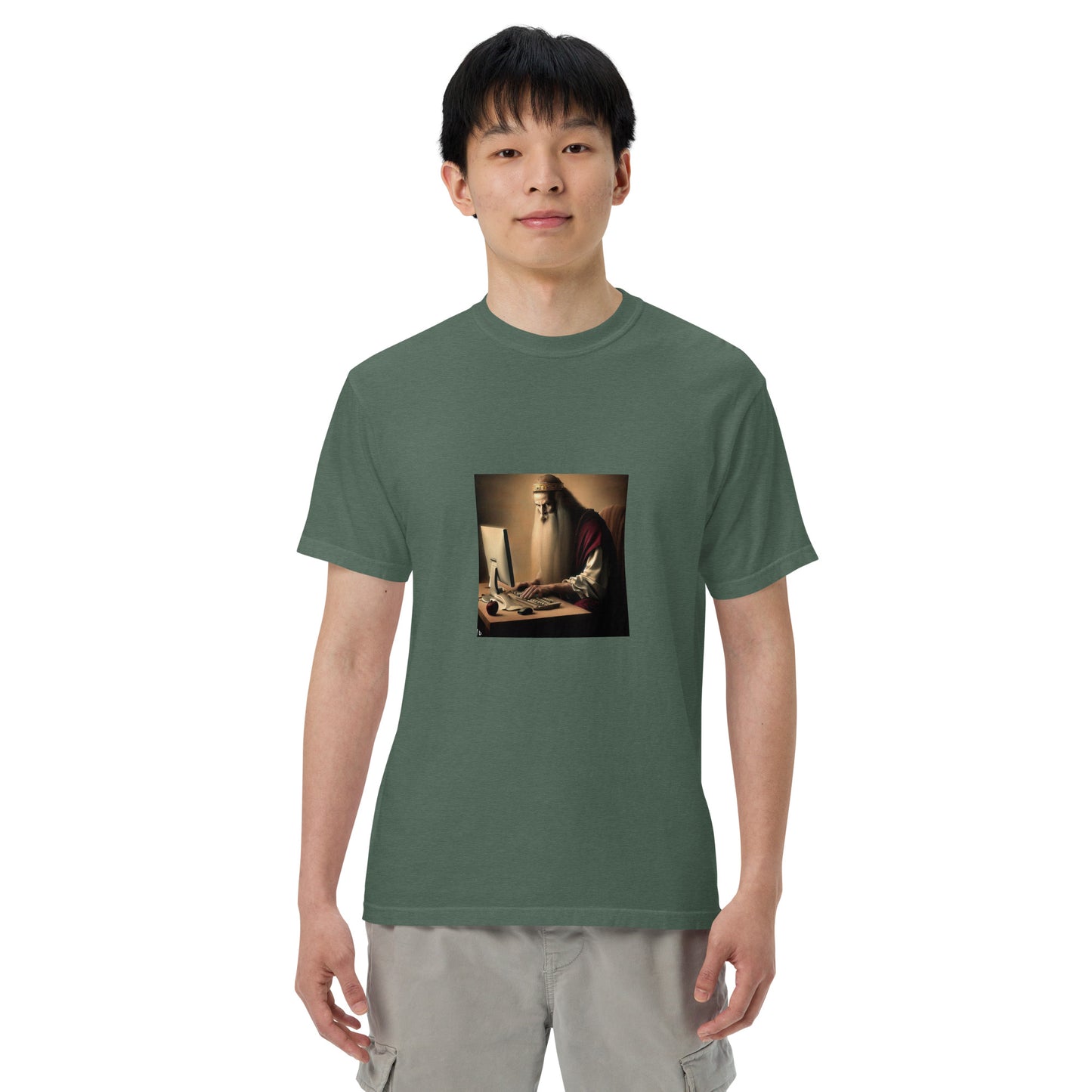 Unisex Garment-Dyed Heavyweight T-Shirt - The God Ball Originals by Chris Rabalais (2024)