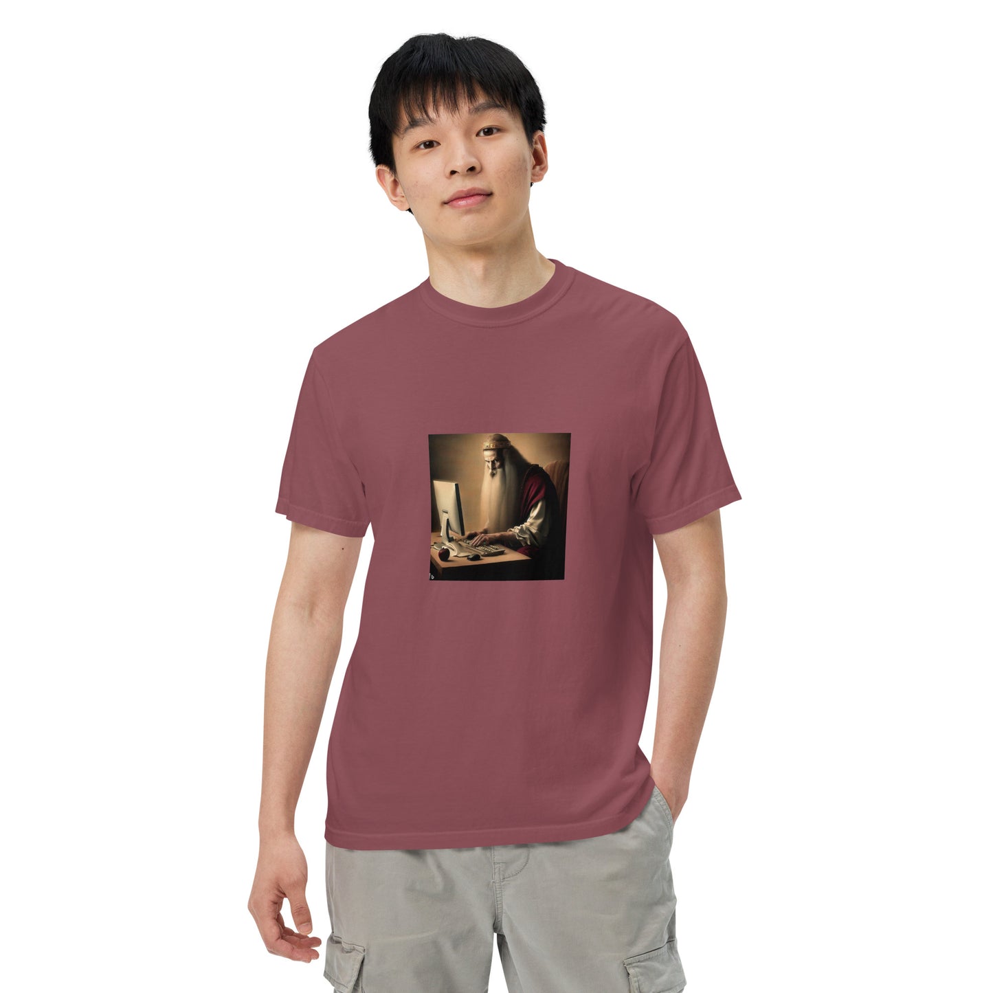 Unisex Garment-Dyed Heavyweight T-Shirt - The God Ball Originals by Chris Rabalais (2024)
