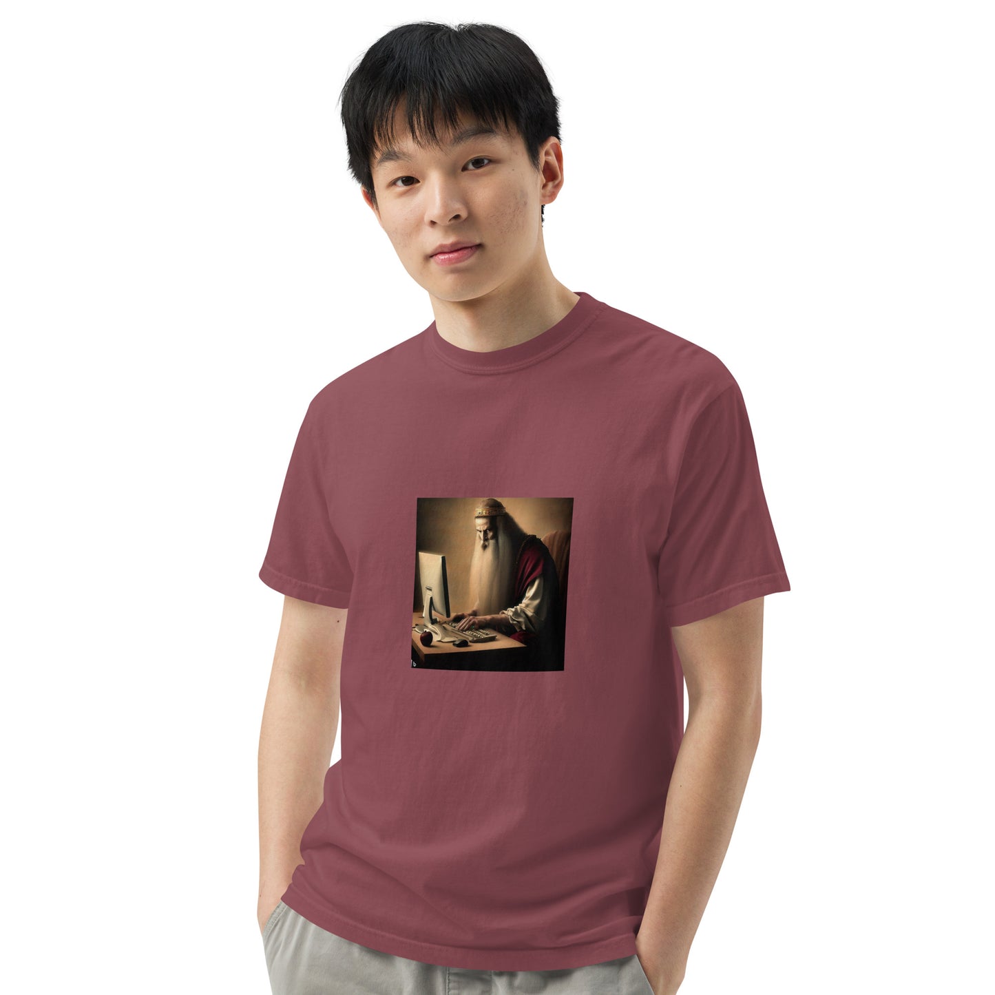 Unisex Garment-Dyed Heavyweight T-Shirt - The God Ball Originals by Chris Rabalais (2024)