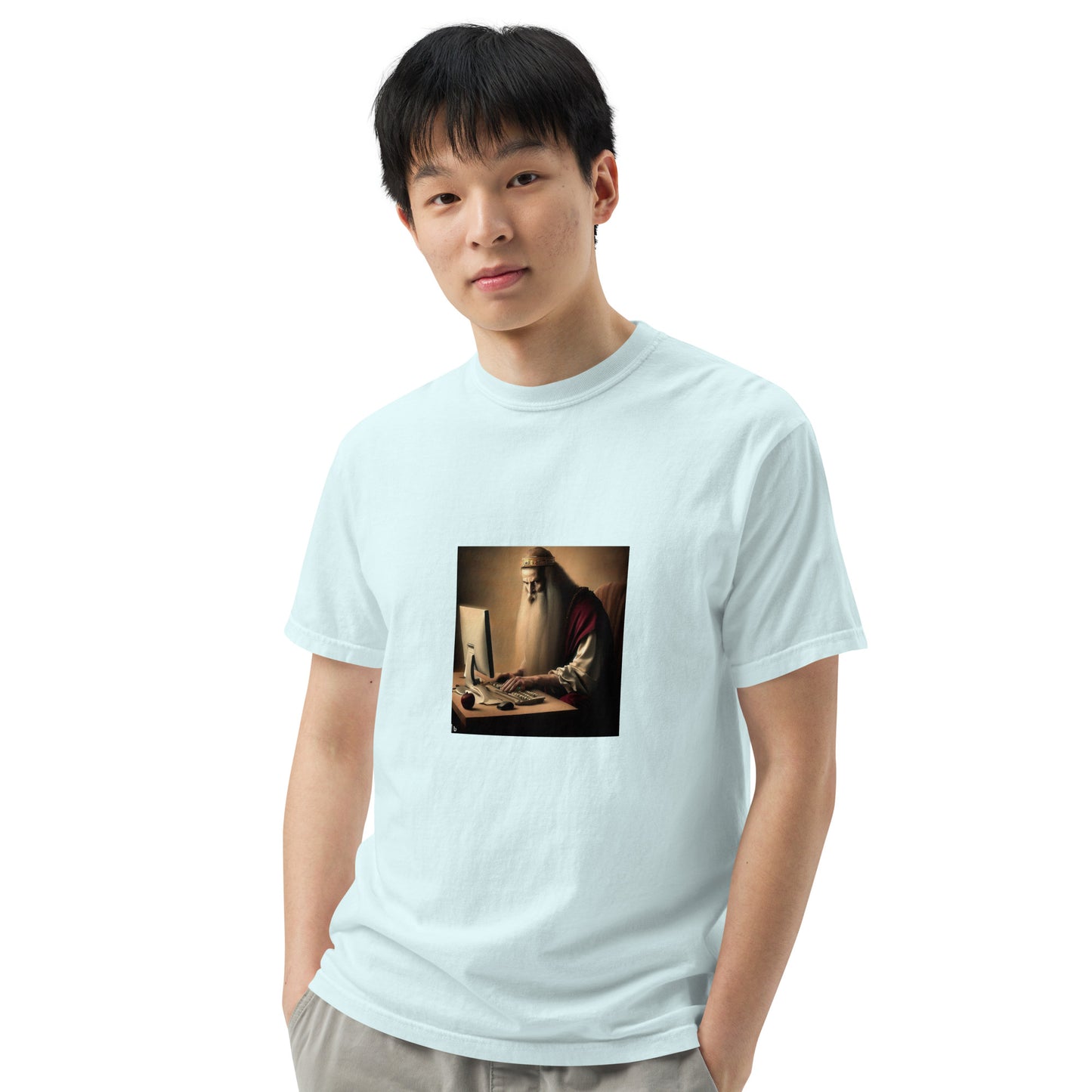 Unisex Garment-Dyed Heavyweight T-Shirt - The God Ball Originals by Chris Rabalais (2024)
