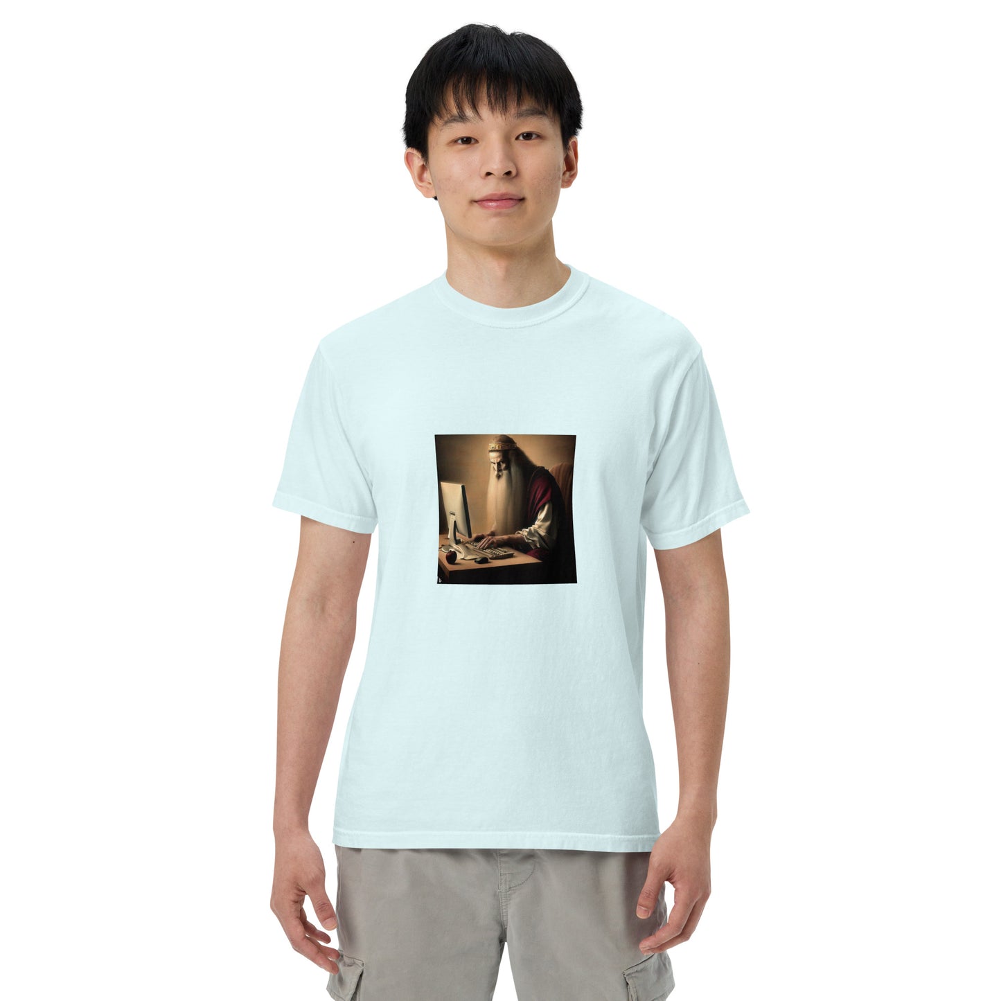 Unisex Garment-Dyed Heavyweight T-Shirt - The God Ball Originals by Chris Rabalais (2024)