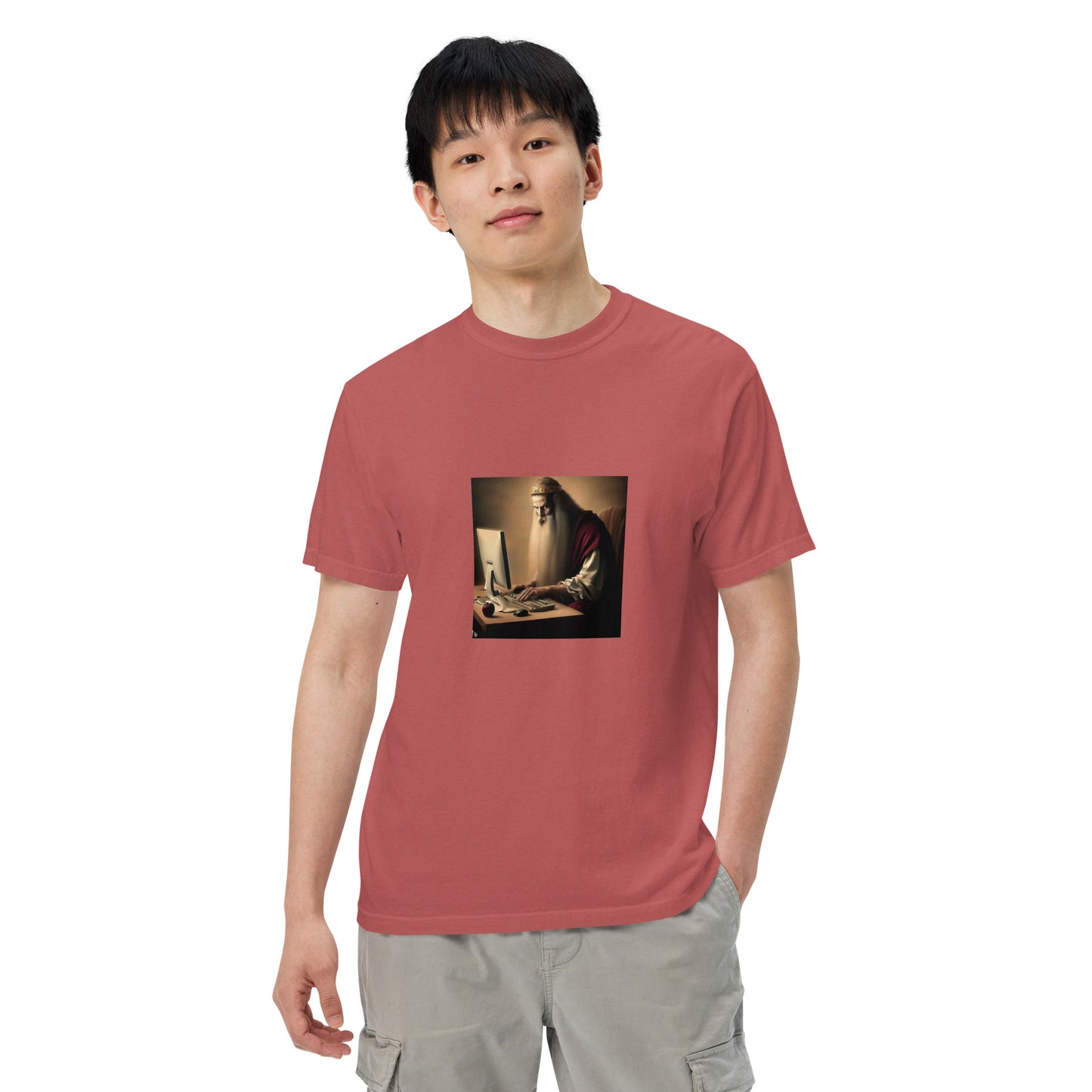 Unisex Garment-Dyed Heavyweight T-Shirt - The God Ball Originals by Chris Rabalais (2024)