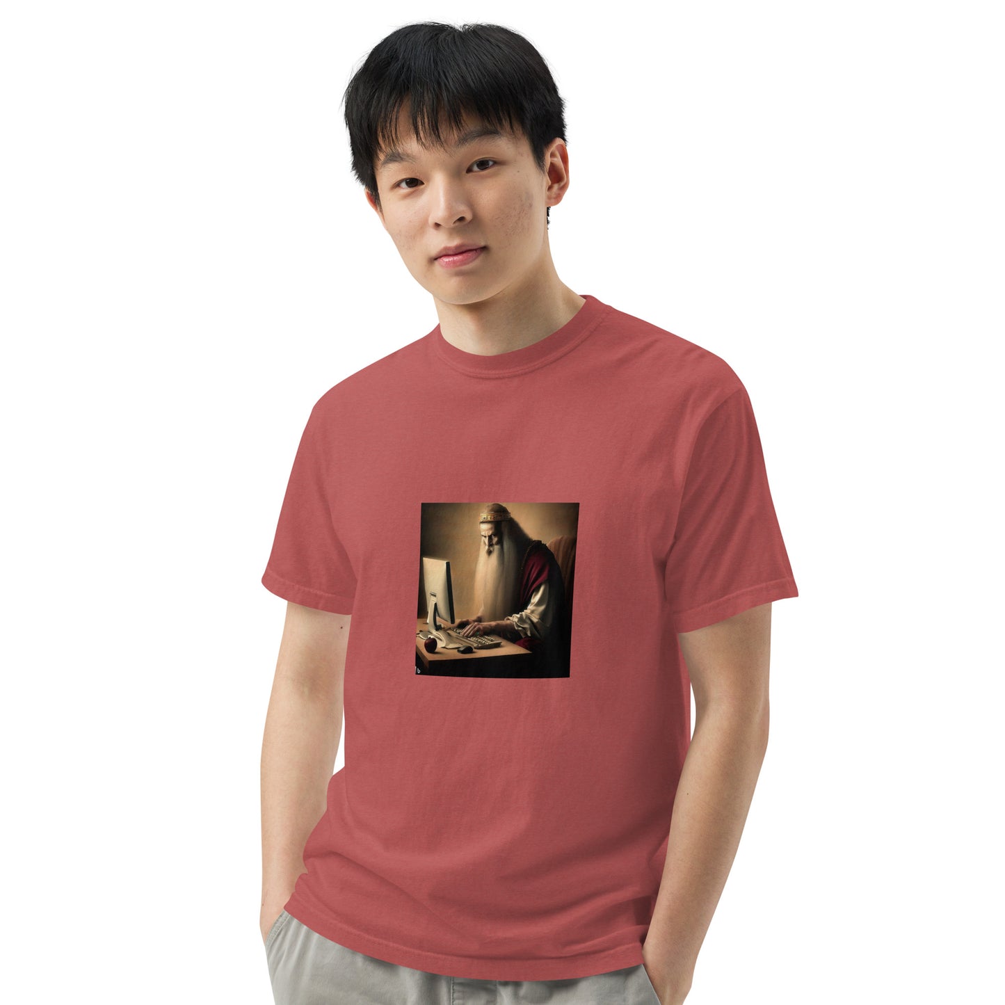 Unisex Garment-Dyed Heavyweight T-Shirt - The God Ball Originals by Chris Rabalais (2024)