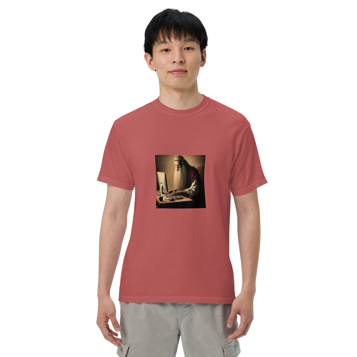Unisex Garment-Dyed Heavyweight T-Shirt - The God Ball Originals by Chris Rabalais (2024)