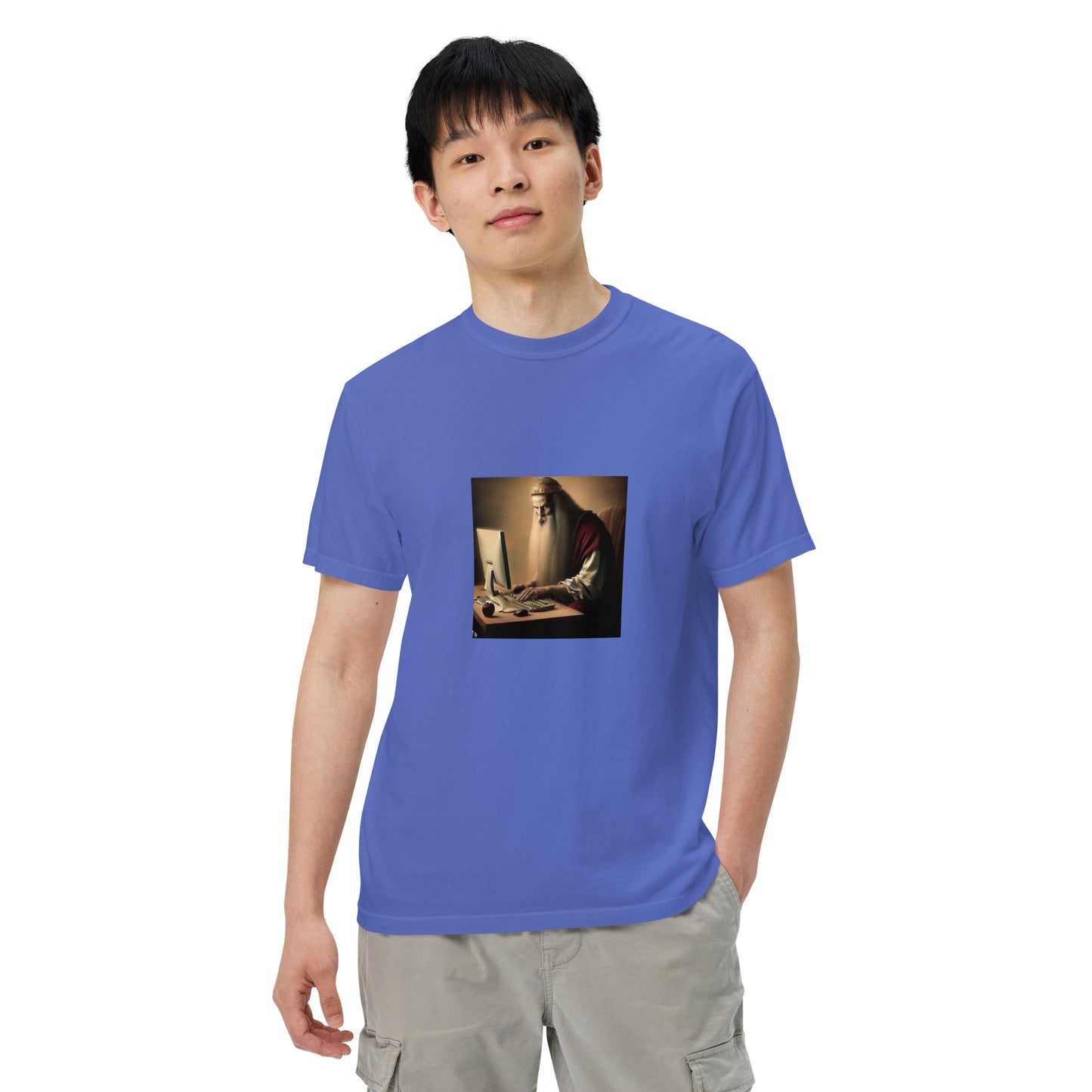 Unisex Garment-Dyed Heavyweight T-Shirt - The God Ball Originals by Chris Rabalais (2024)