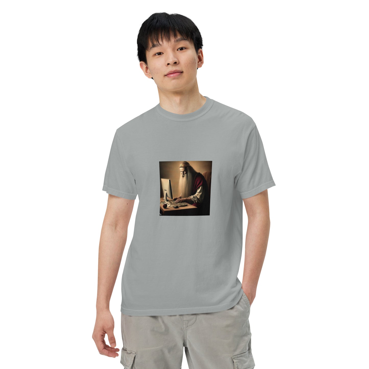 Unisex Garment-Dyed Heavyweight T-Shirt - The God Ball Originals by Chris Rabalais (2024)