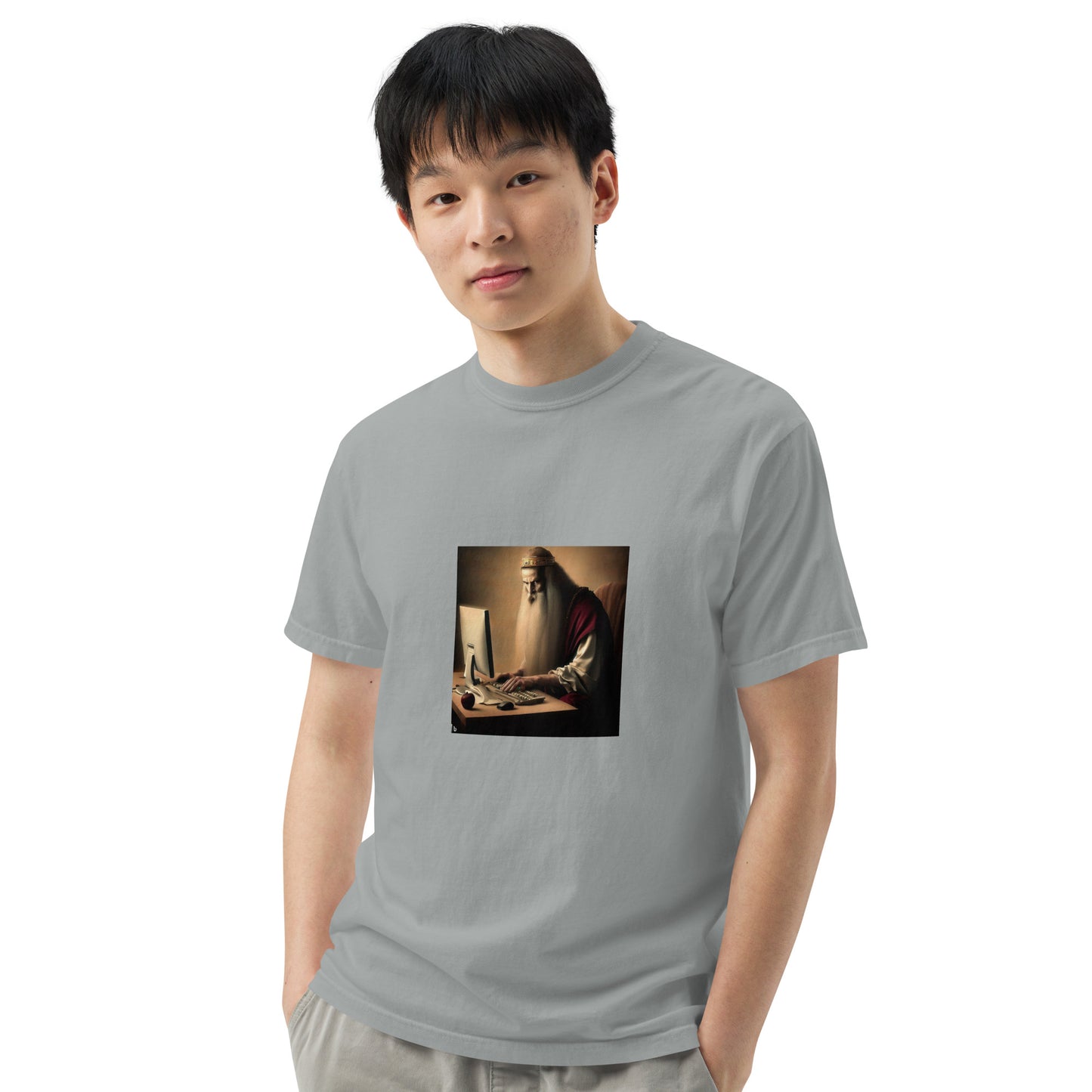 Unisex Garment-Dyed Heavyweight T-Shirt - The God Ball Originals by Chris Rabalais (2024)