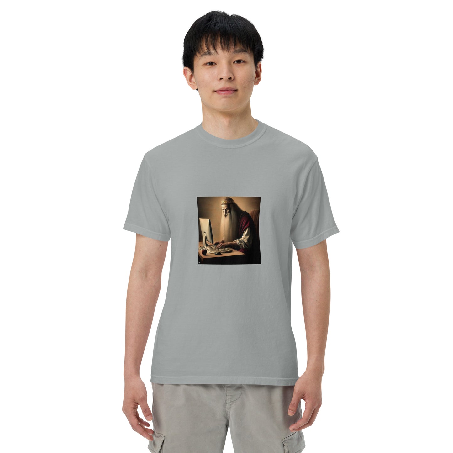 Unisex Garment-Dyed Heavyweight T-Shirt - The God Ball Originals by Chris Rabalais (2024)