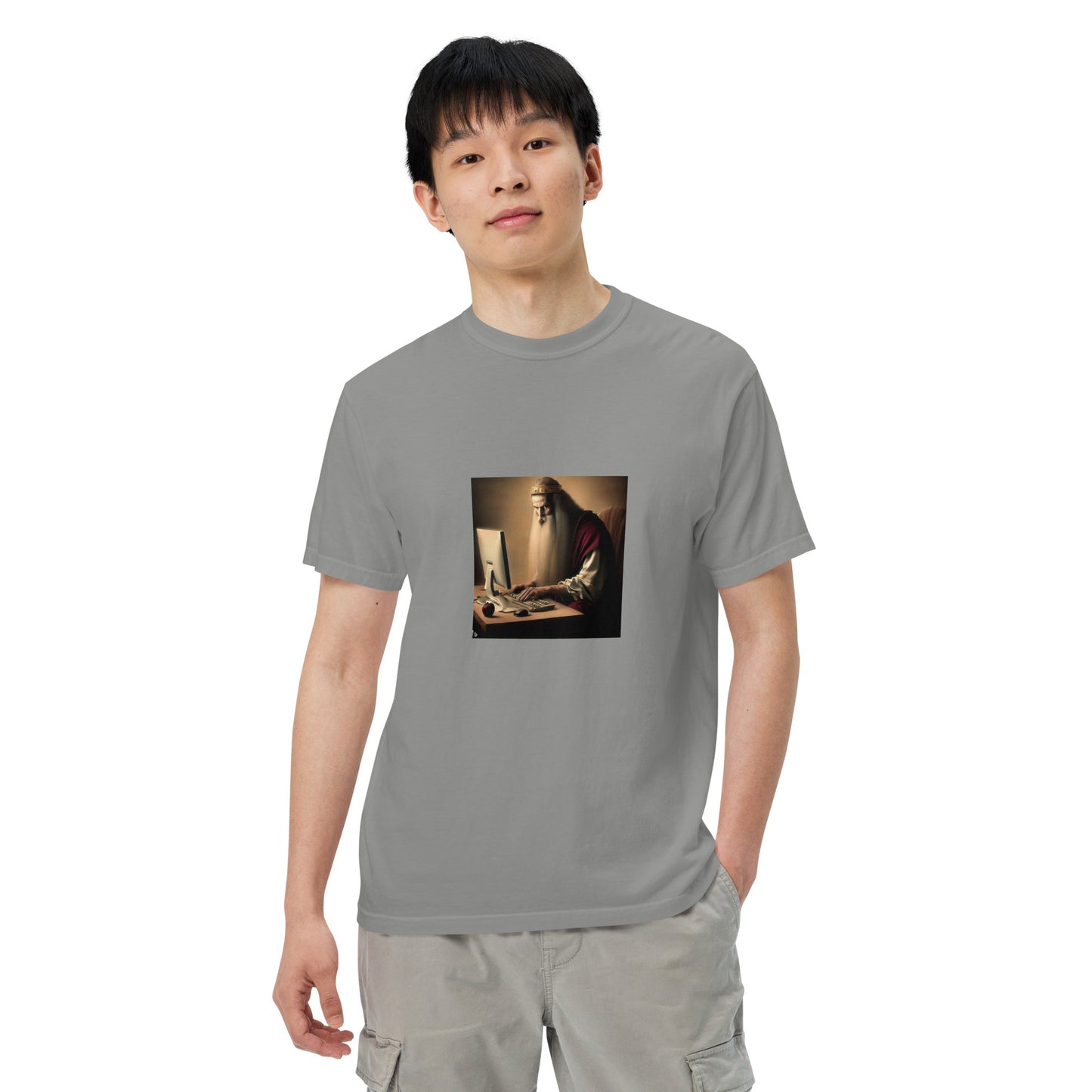 Unisex Garment-Dyed Heavyweight T-Shirt - The God Ball Originals by Chris Rabalais (2024)