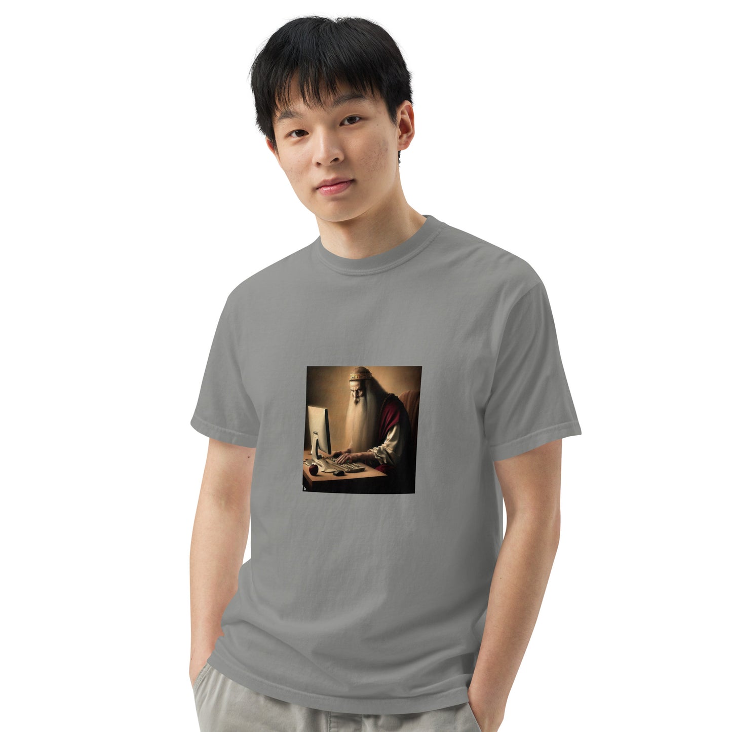 Unisex Garment-Dyed Heavyweight T-Shirt - The God Ball Originals by Chris Rabalais (2024)