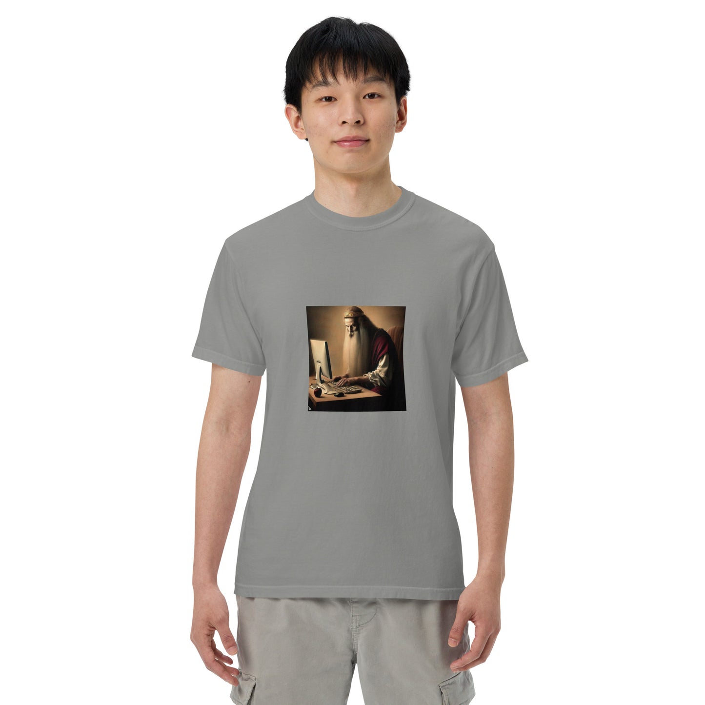 Unisex Garment-Dyed Heavyweight T-Shirt - The God Ball Originals by Chris Rabalais (2024)