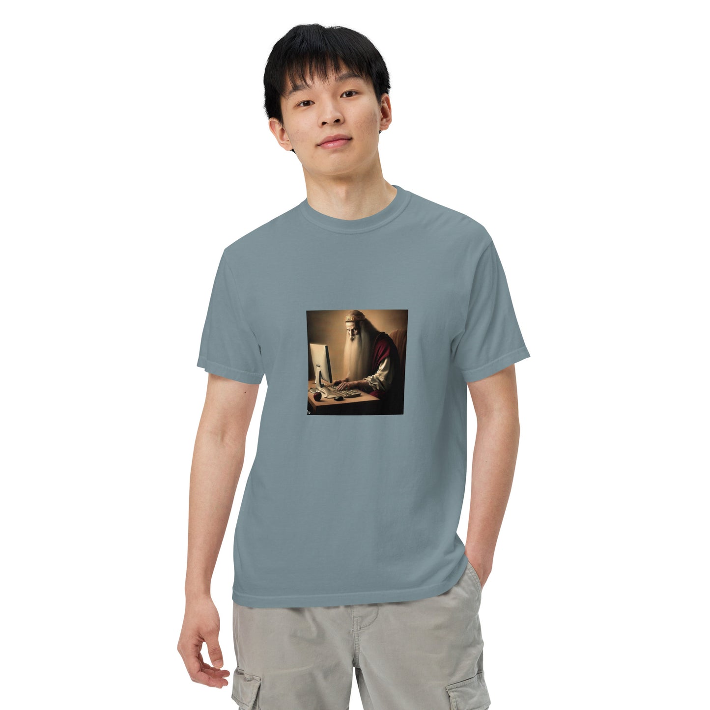 Unisex Garment-Dyed Heavyweight T-Shirt - The God Ball Originals by Chris Rabalais (2024)