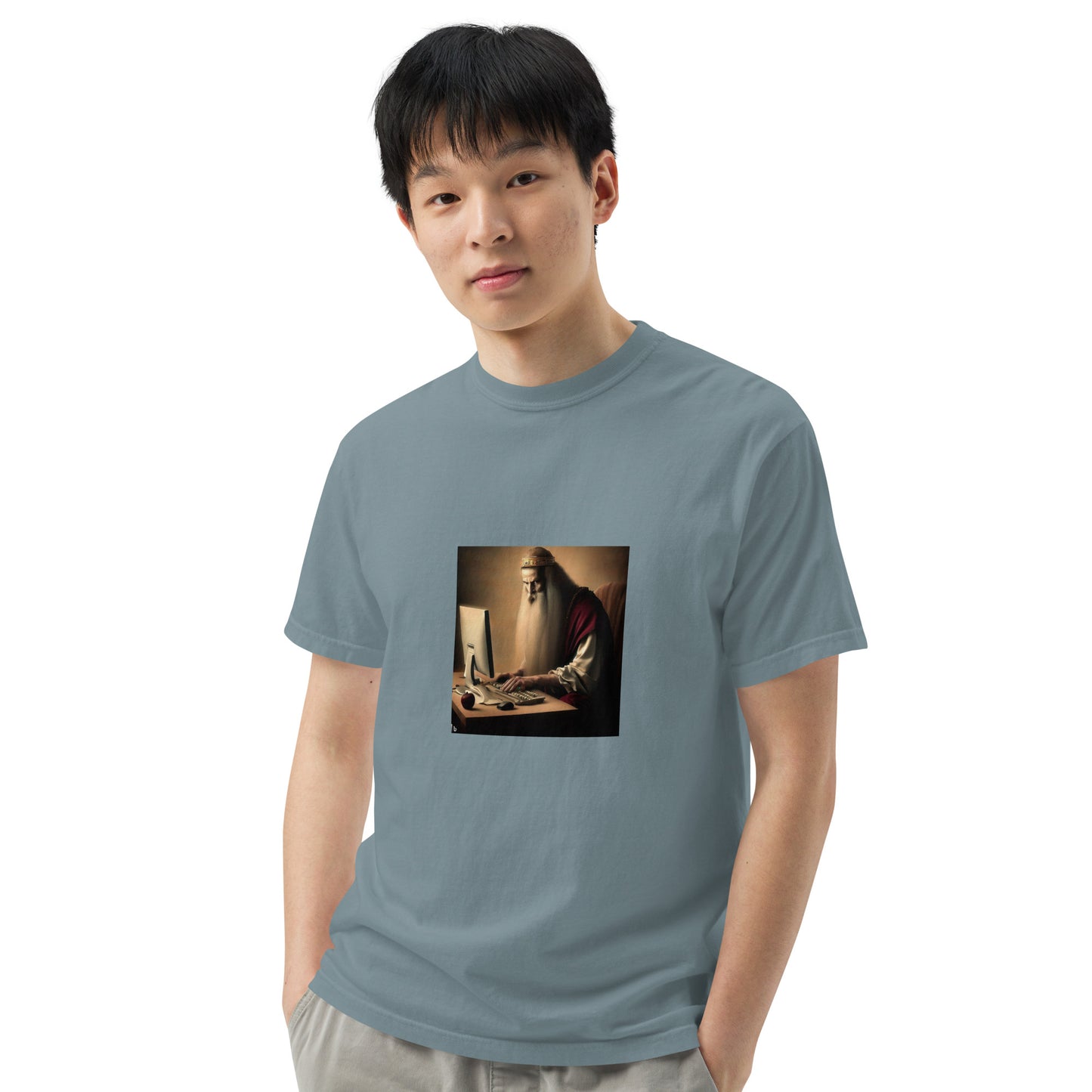 Unisex Garment-Dyed Heavyweight T-Shirt - The God Ball Originals by Chris Rabalais (2024)