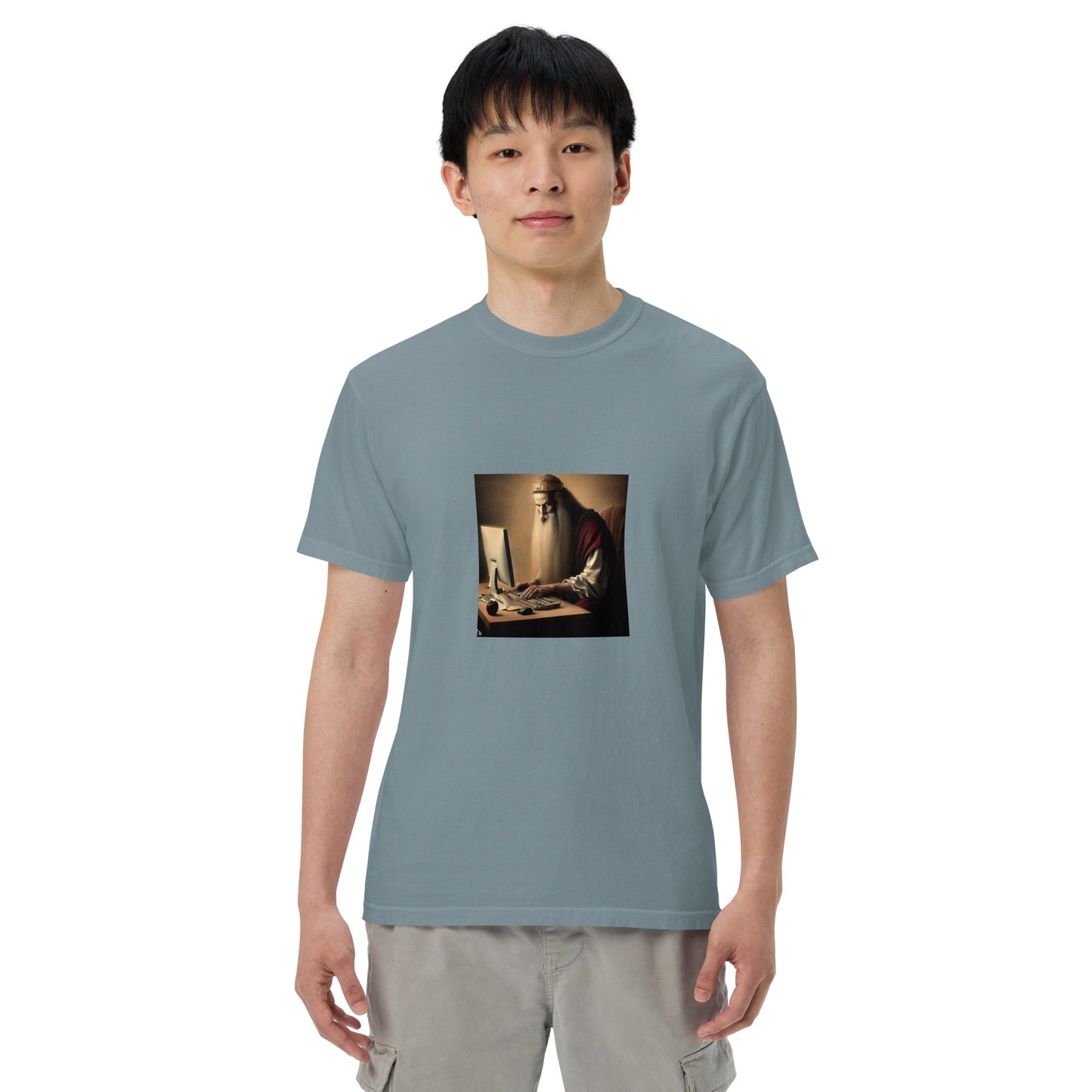 Unisex Garment-Dyed Heavyweight T-Shirt - The God Ball Originals by Chris Rabalais (2024)