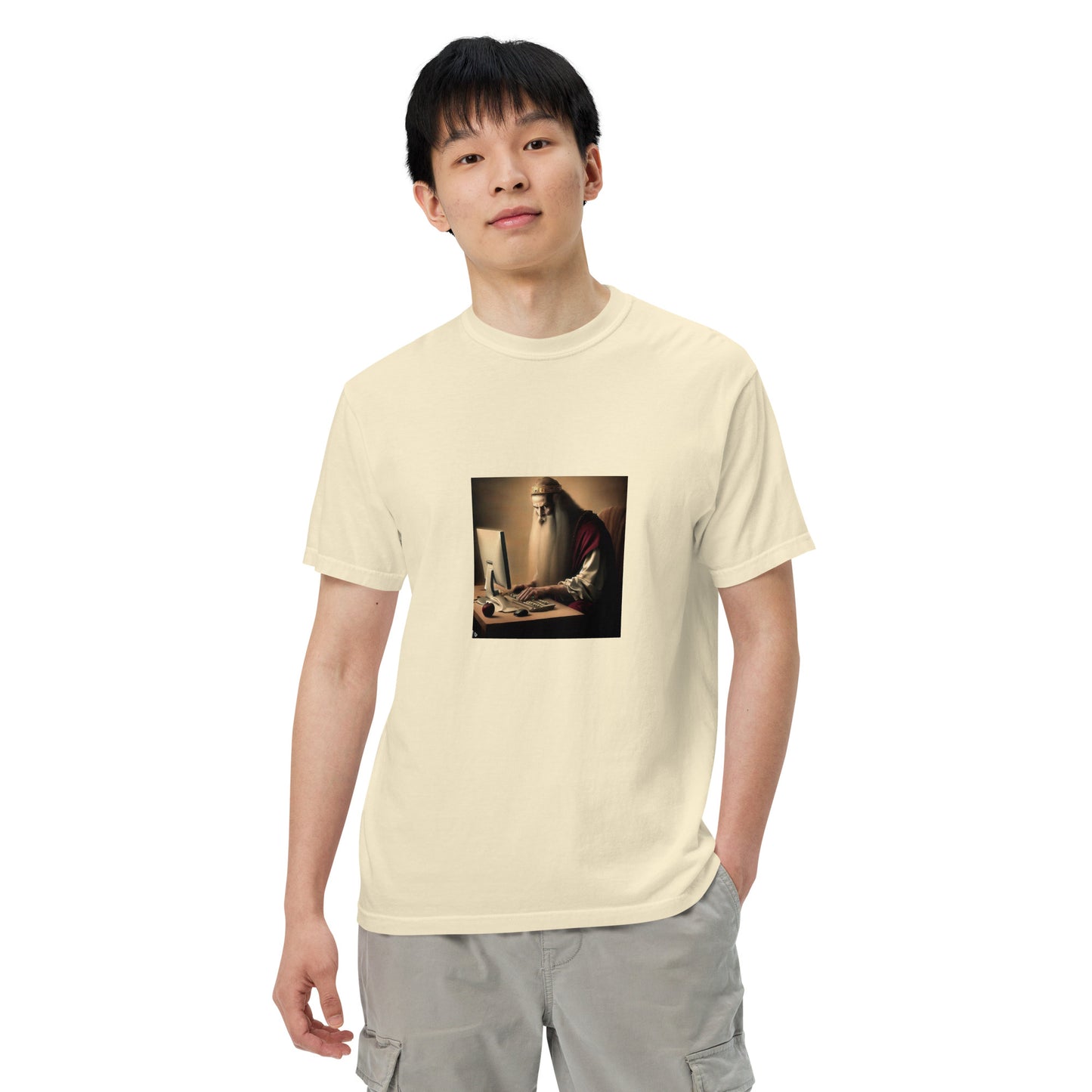 Unisex Garment-Dyed Heavyweight T-Shirt - The God Ball Originals by Chris Rabalais (2024)