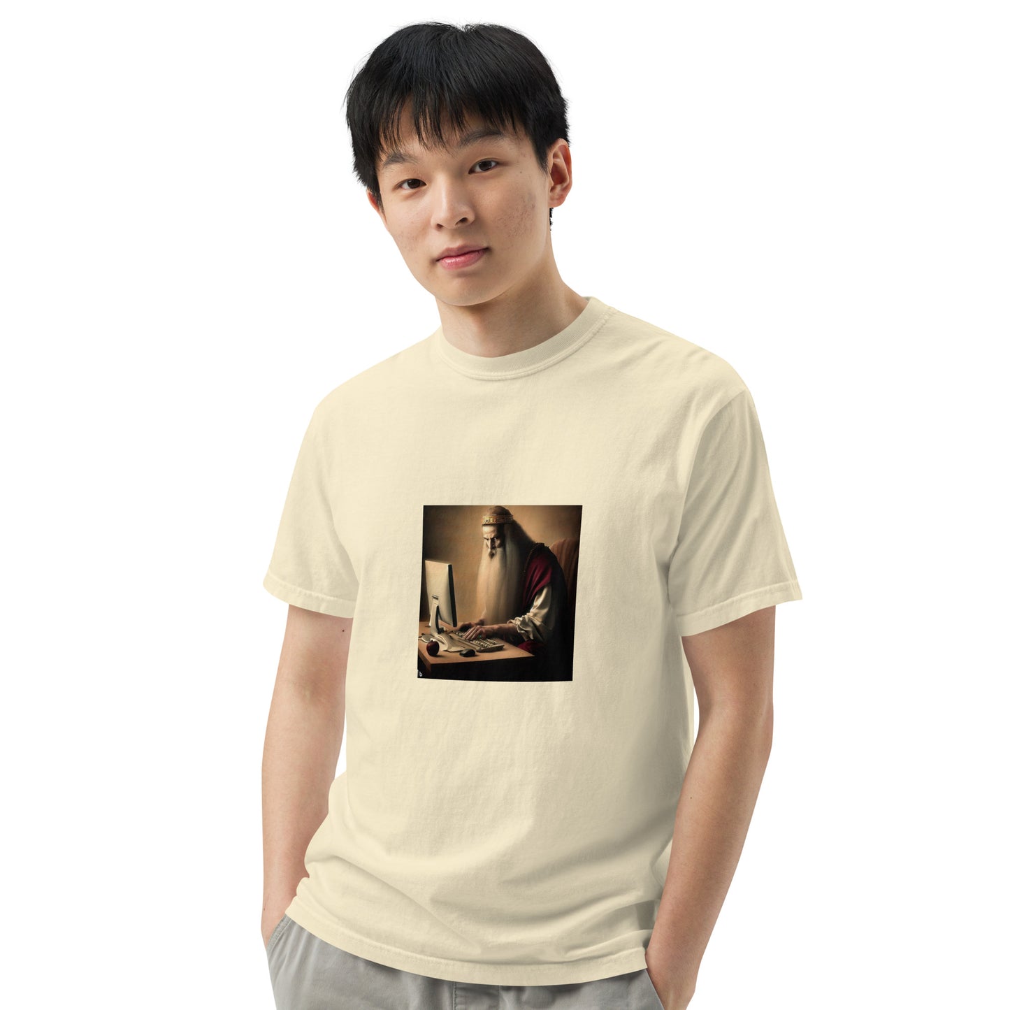 Unisex Garment-Dyed Heavyweight T-Shirt - The God Ball Originals by Chris Rabalais (2024)