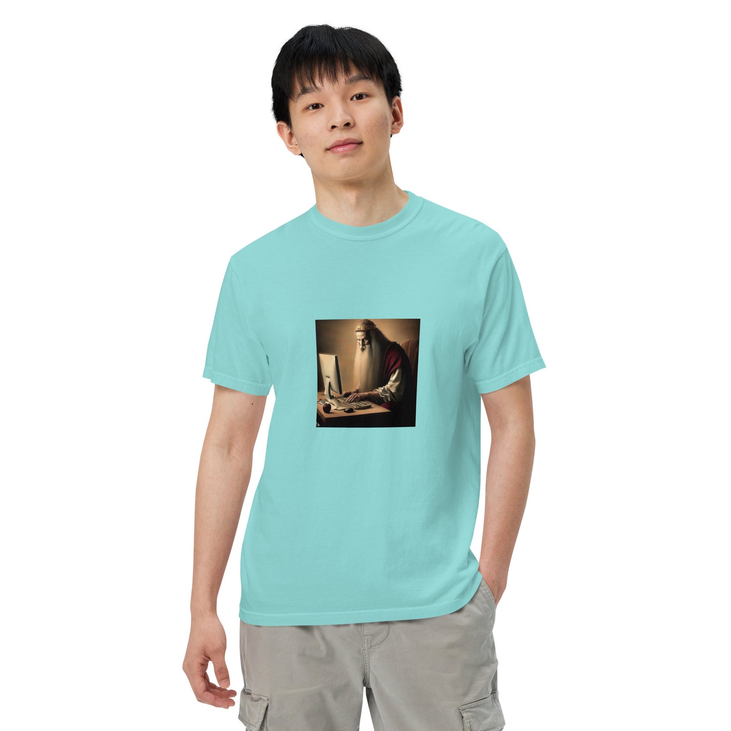 Unisex Garment-Dyed Heavyweight T-Shirt - The God Ball Originals by Chris Rabalais (2024)