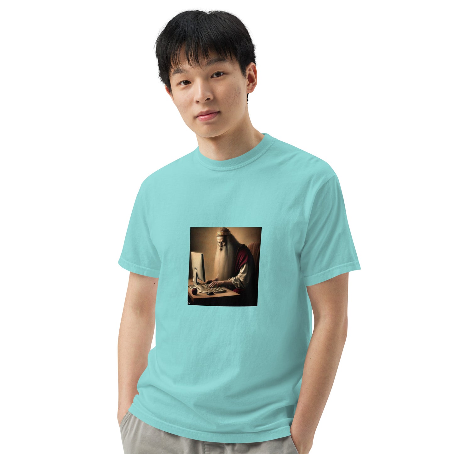 Unisex Garment-Dyed Heavyweight T-Shirt - The God Ball Originals by Chris Rabalais (2024)