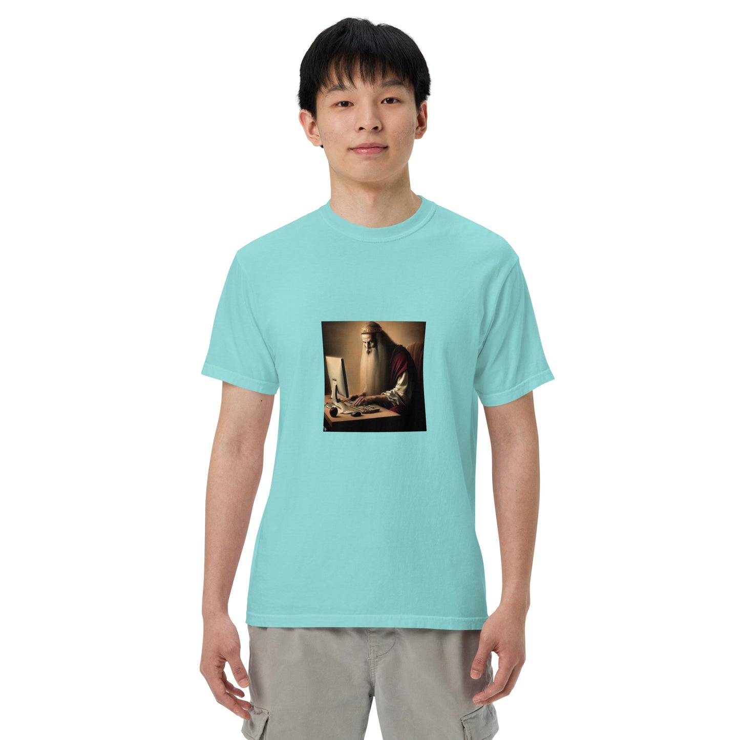 Unisex Garment-Dyed Heavyweight T-Shirt - The God Ball Originals by Chris Rabalais (2024)