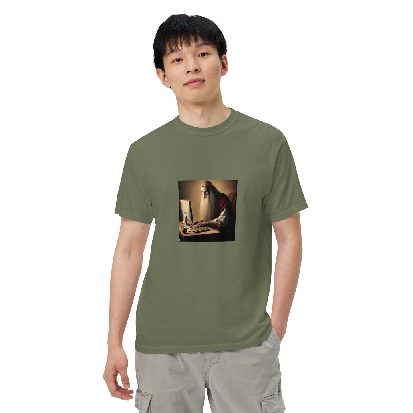 Unisex Garment-Dyed Heavyweight T-Shirt - The God Ball Originals by Chris Rabalais (2024)
